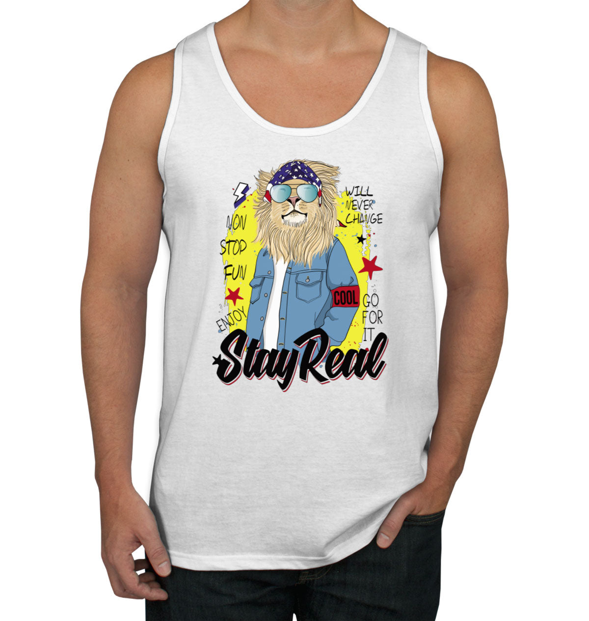 Stay Real Men's Tank Top