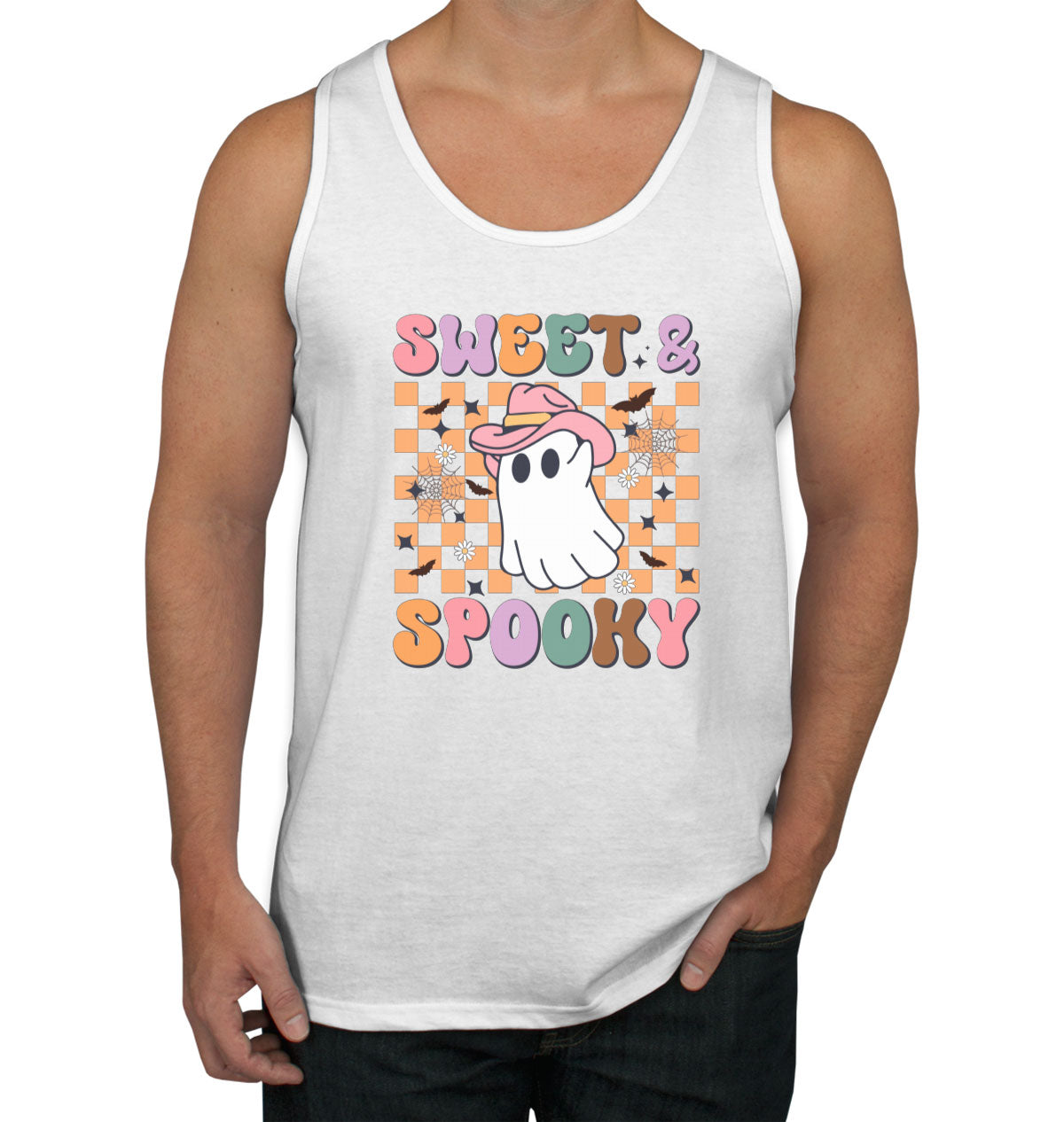 Sweet And Spooky Halloween Men's Tank Top