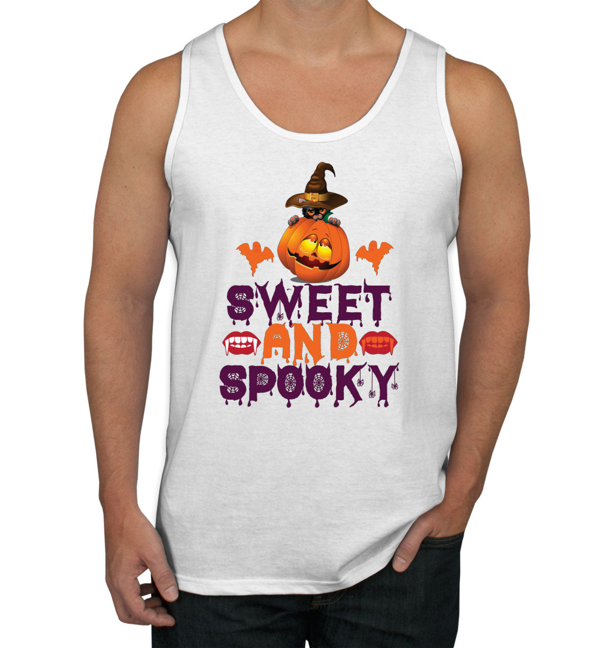 Sweet And Spooky Halloween Men's Tank Top