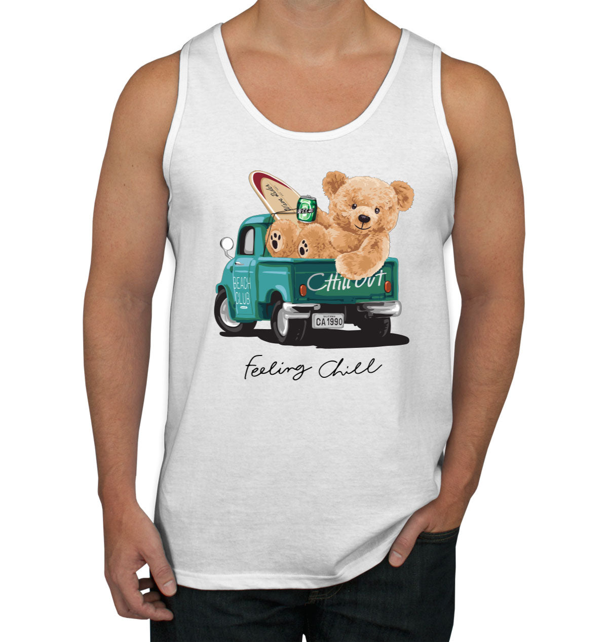 Teddy Bear Chill Out Men's Tank Top