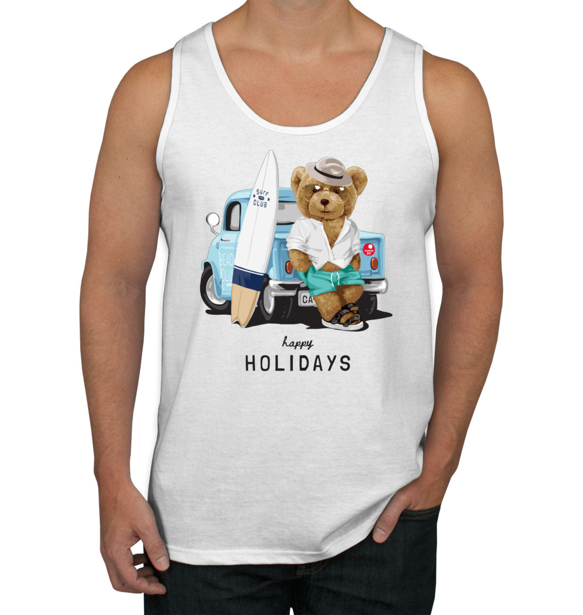 Teddy Bear Holiday Men's Tank Top