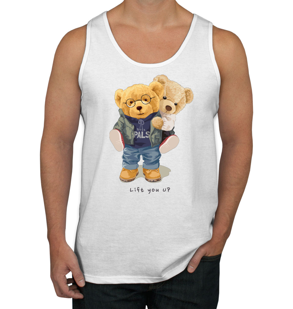 Teddy Bear Lift Men's Tank Top