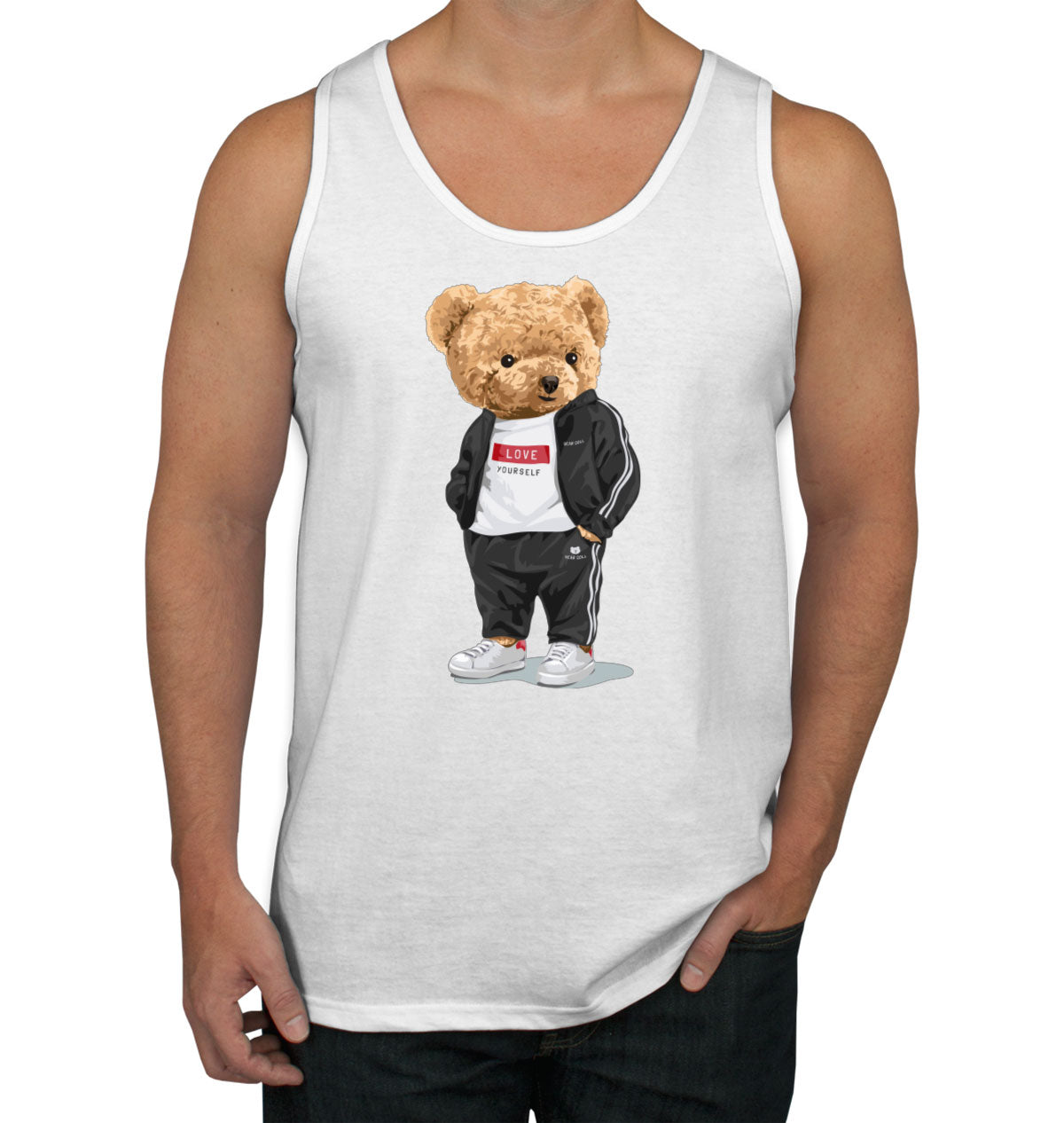 Teddy Bear Love Men's Tank Top