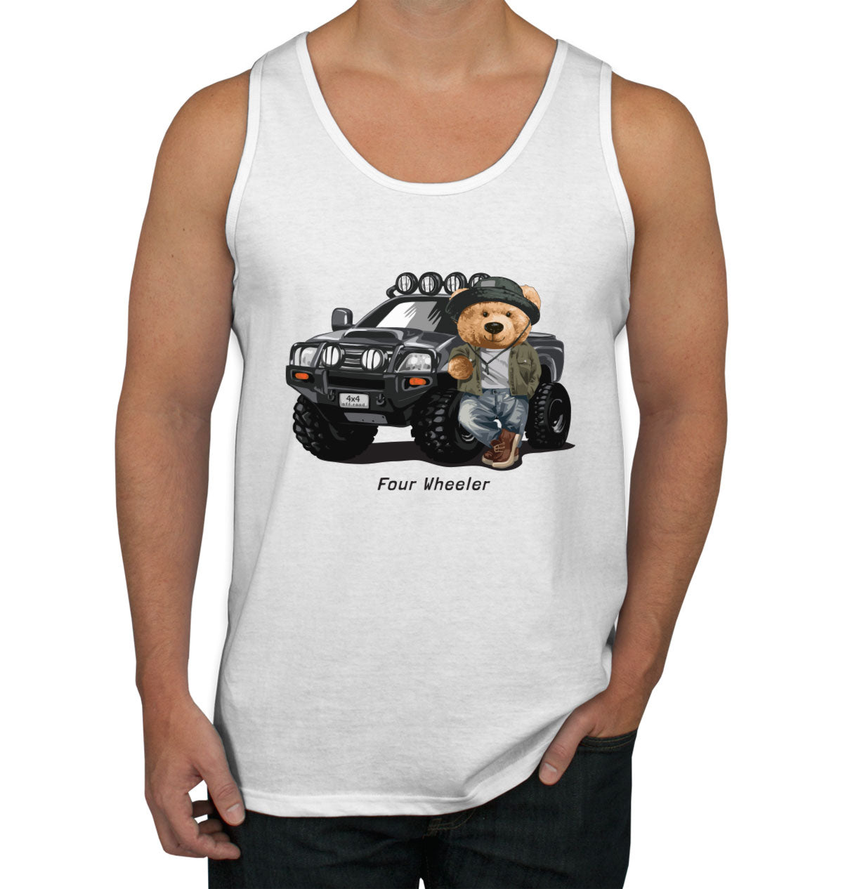 Teddy Bear Off Road Men's Tank Top