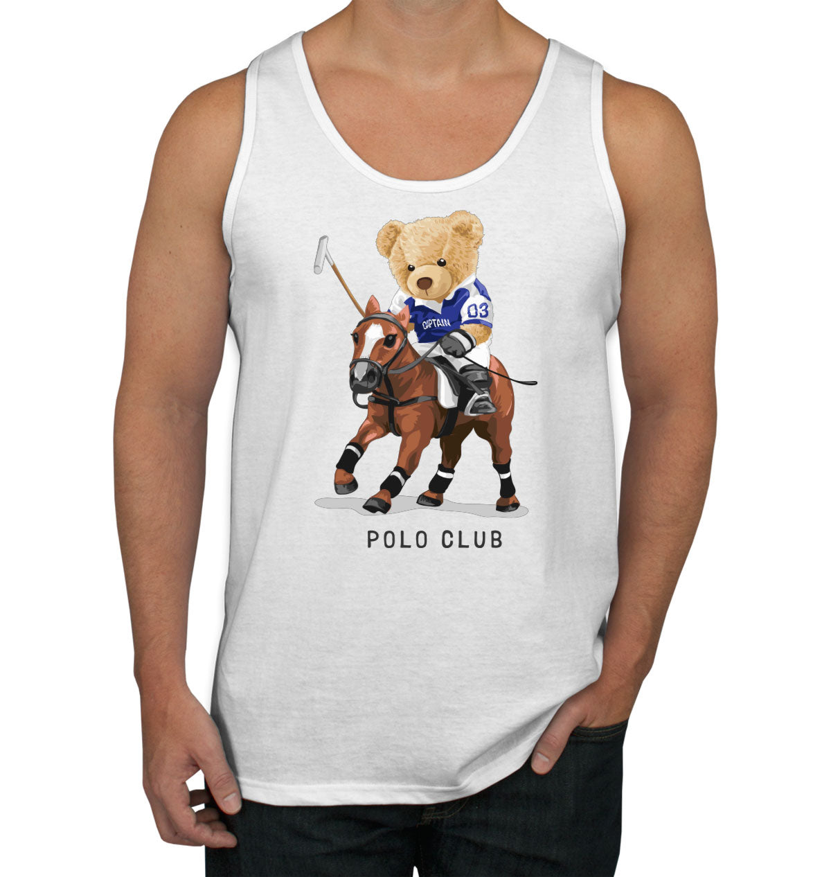 Teddy Bear Polo Men's Tank Top