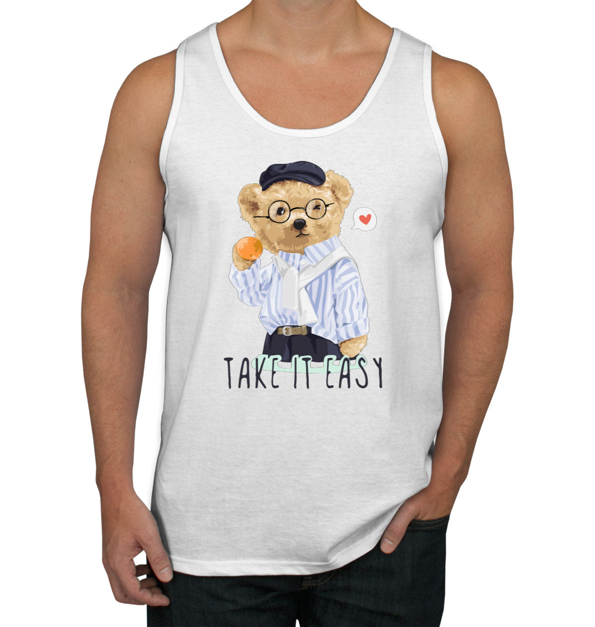 Teddy Bear Take It Men's Tank Top