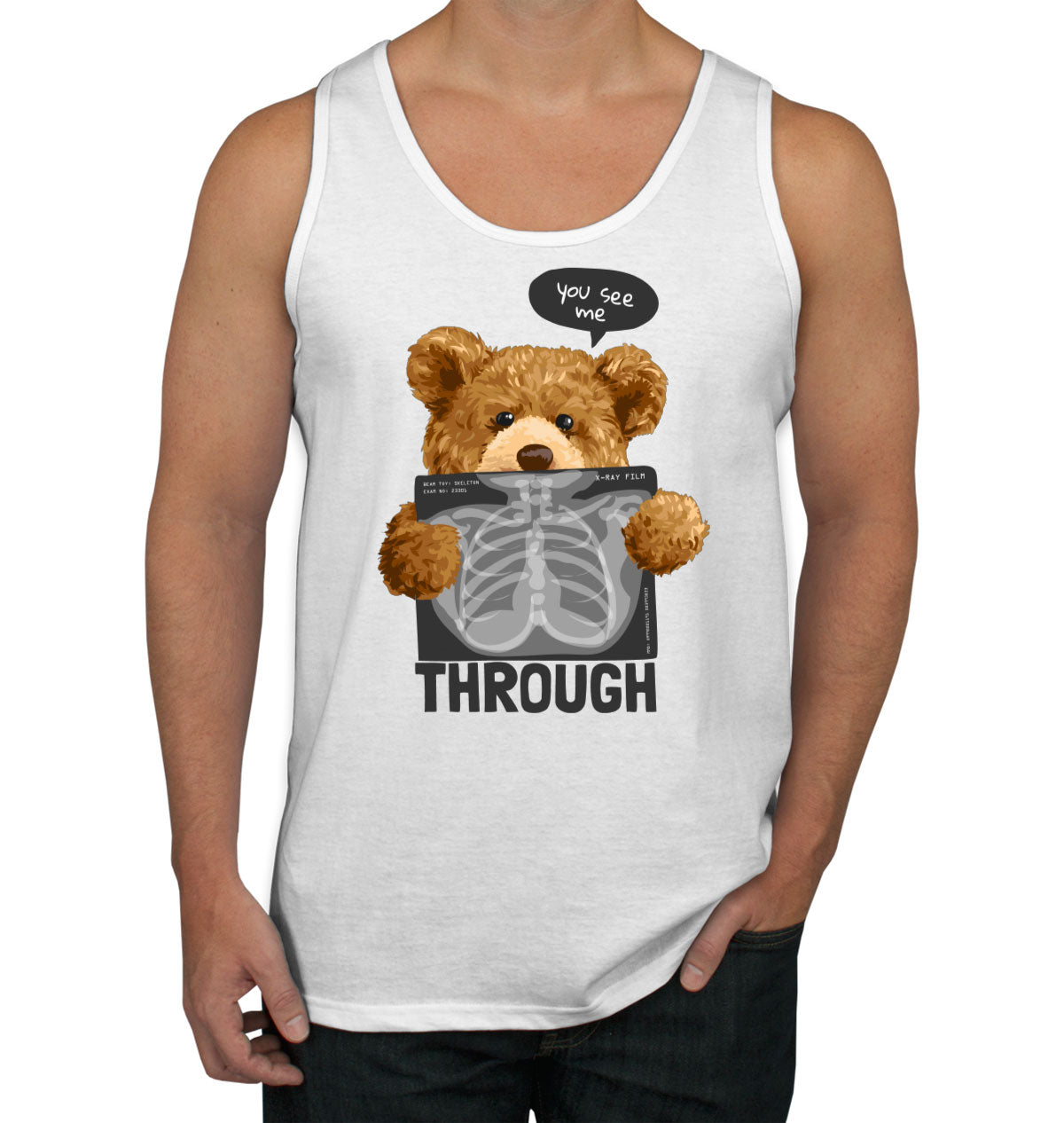 Teddy Bear XRay Men's Tank Top