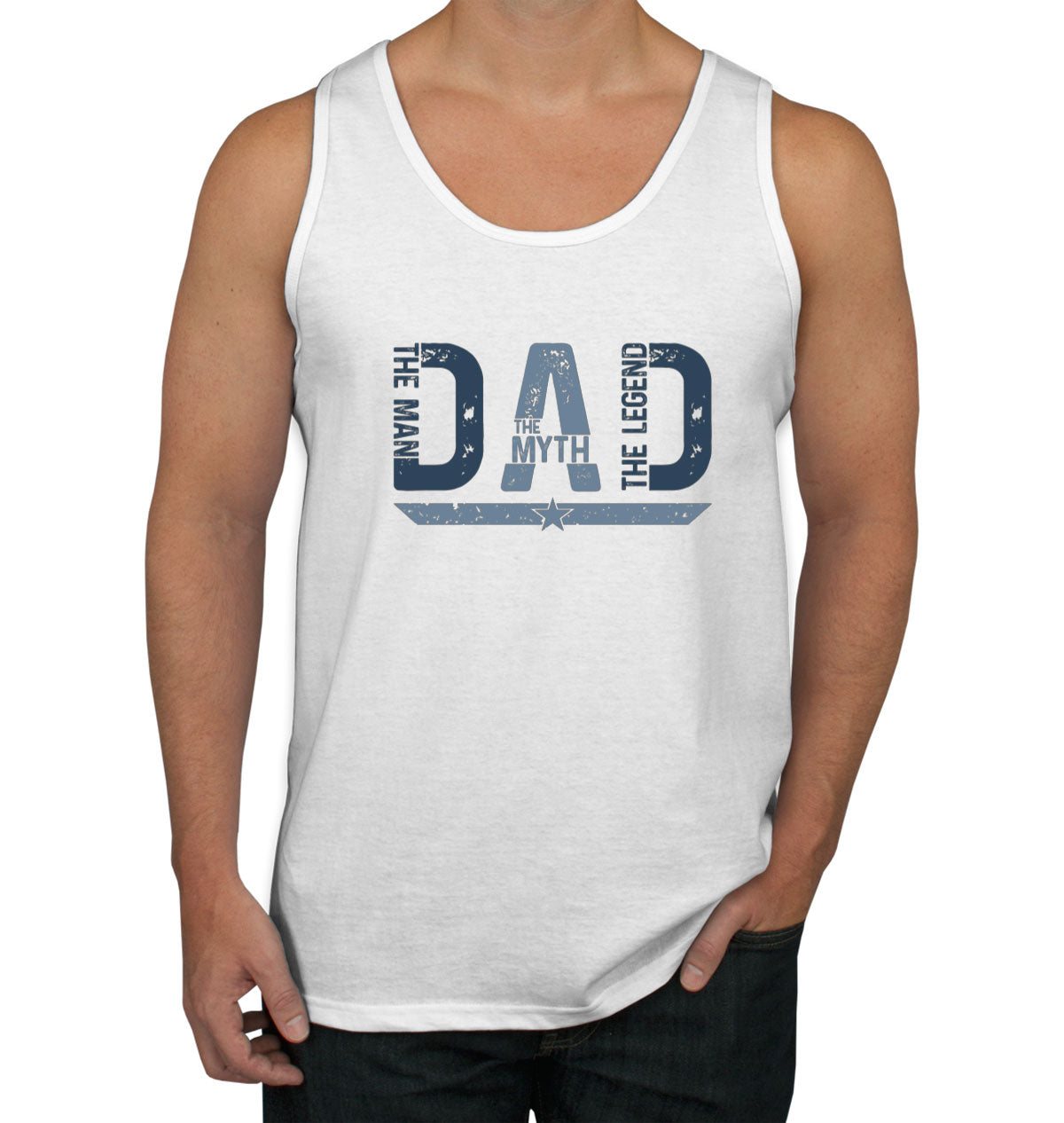 The Man The Myth The Legend Dad Father's Day Men's Tank Top