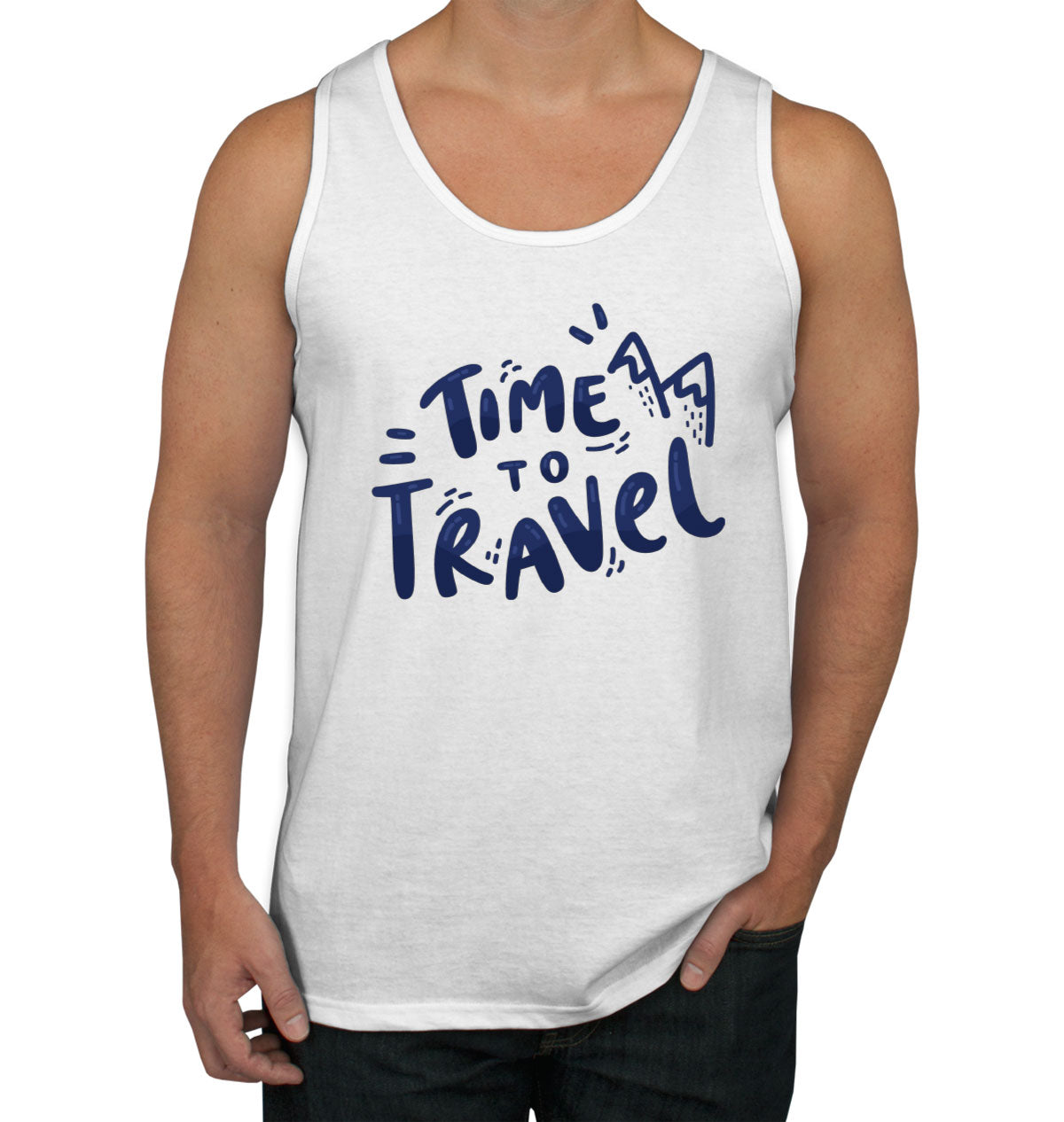 Time To Travel Men's Tank Top