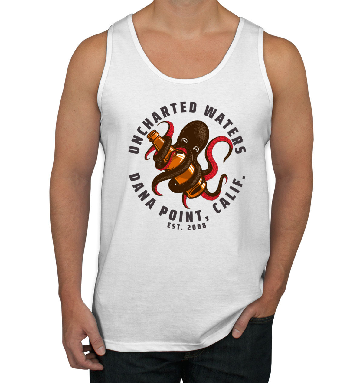 Uncharted Waters Dana Point California Men's Tank Top