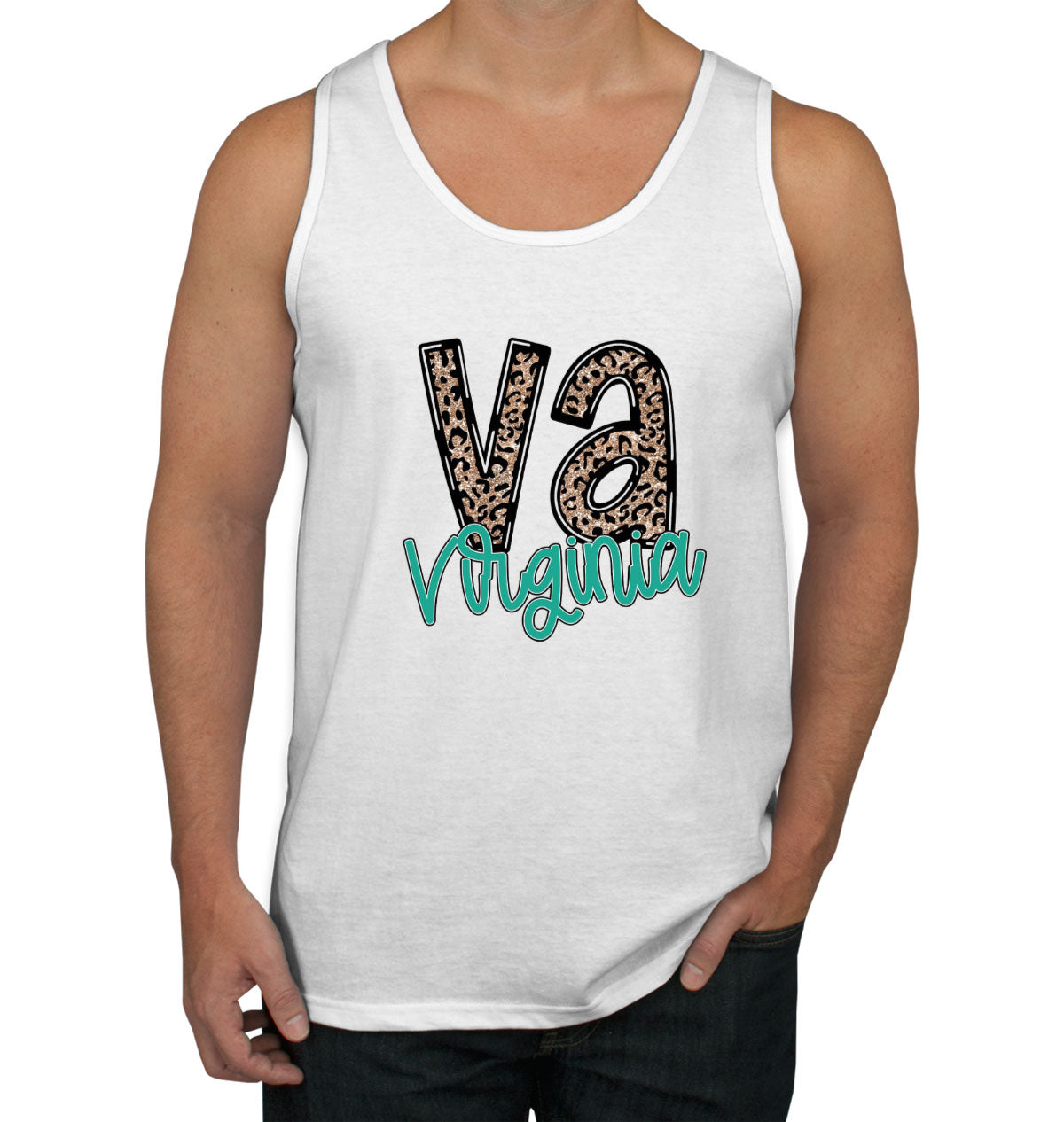 Virginia State Abbreviation Men's Tank Top