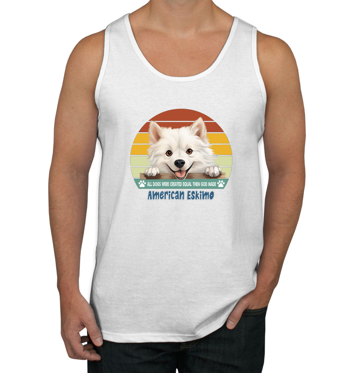 All Dogs Were Created Equal American Eskimo Men's Tank Top