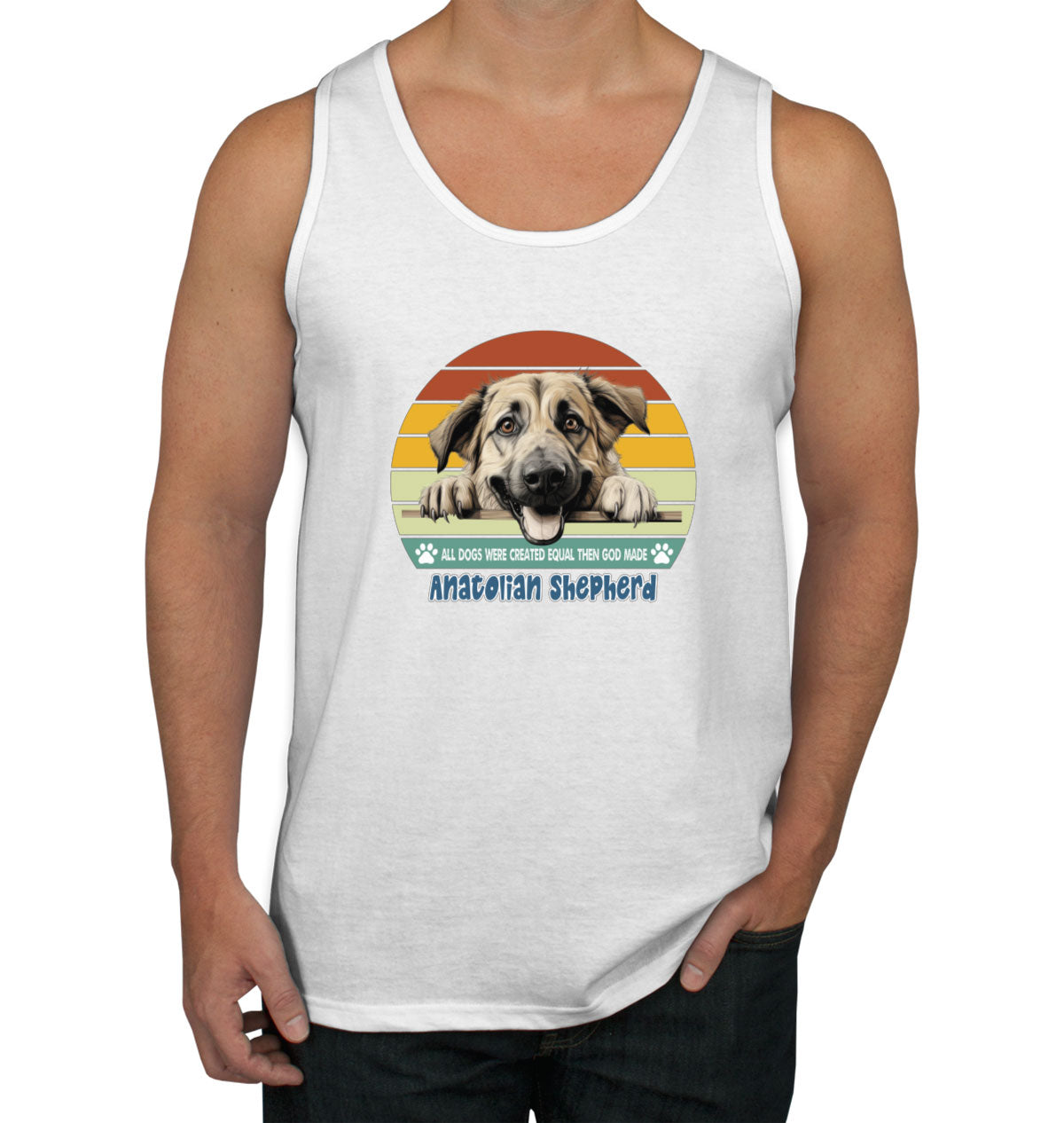 All Dogs Were Created Equal Anatolian Shepherd Men's Tank Top