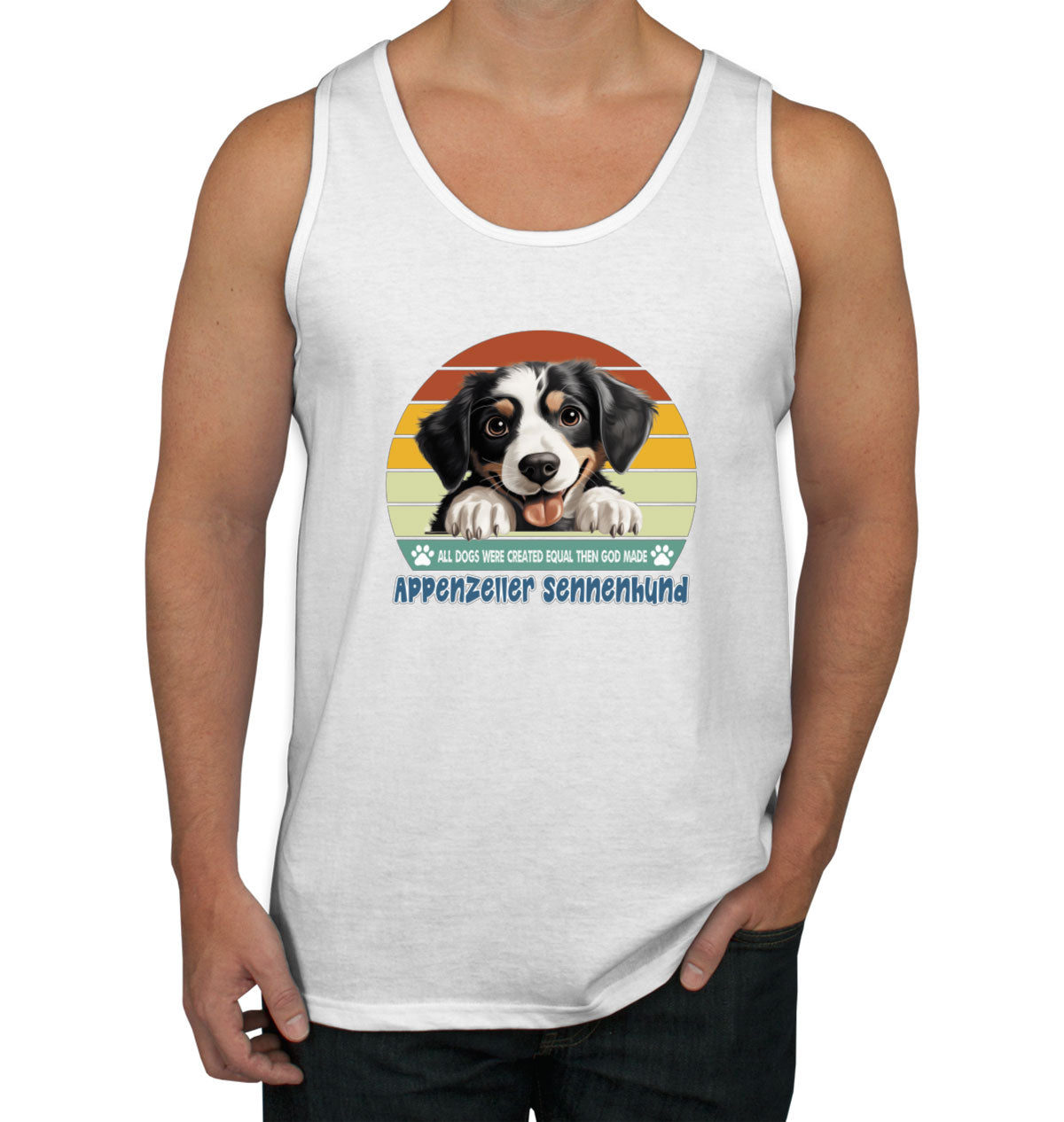 All Dogs Were Created Equal Appenzeller Sennenhund Men's Tank Top