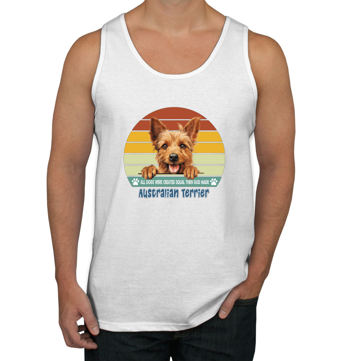 All Dogs Were Created Equal Australian Terrier Men's Tank Top