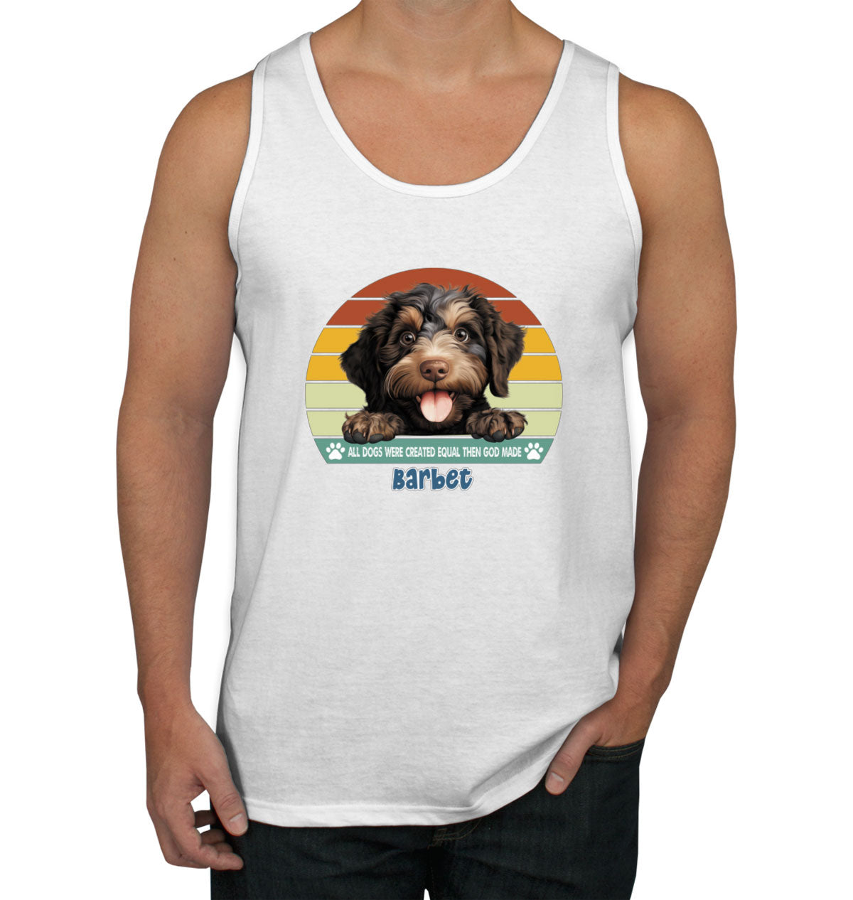 All Dogs Were Created Equal Barbet Men's Tank Top