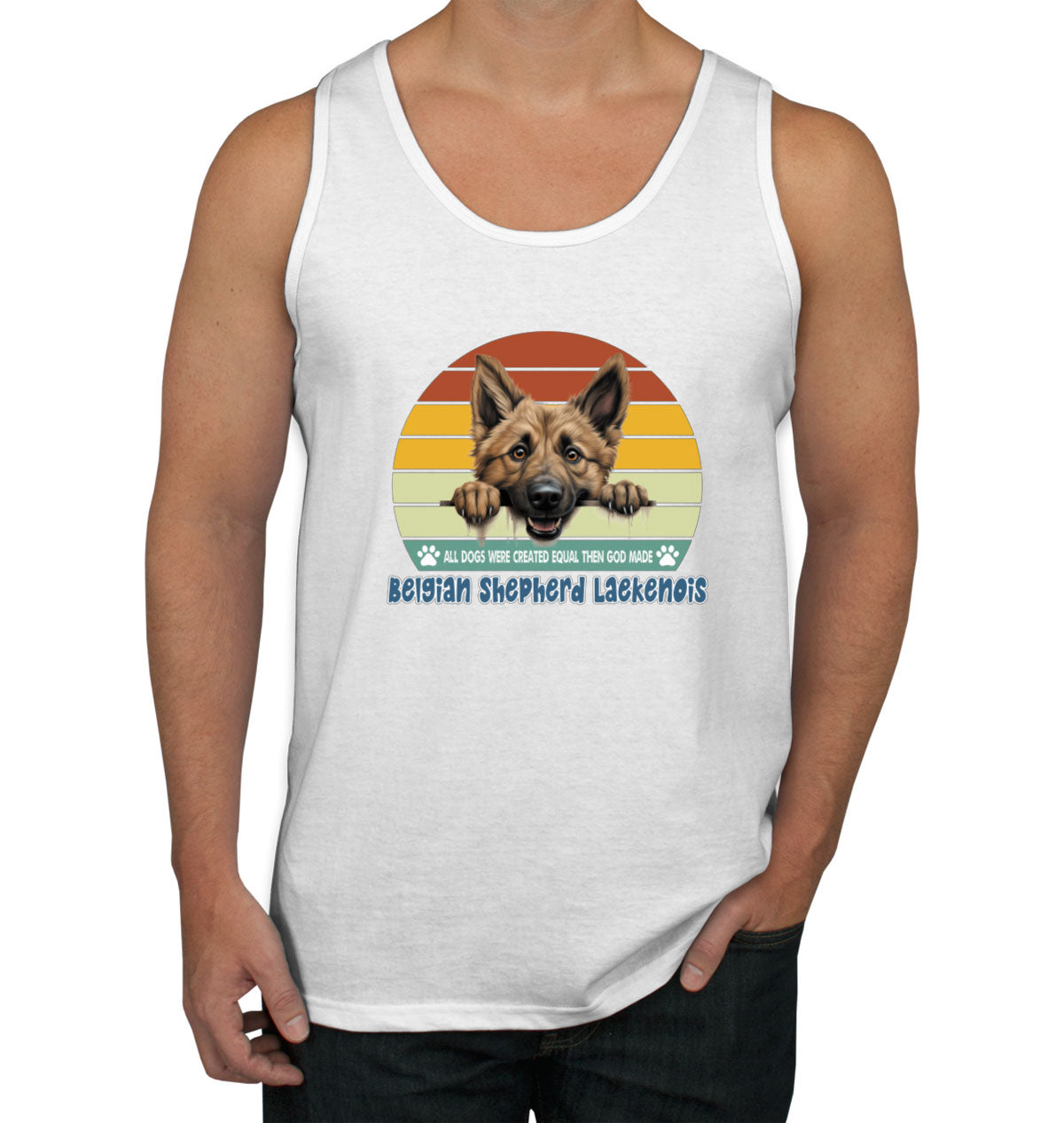 All Dogs Were Created Equal Belgian Shepherd Laekenois Men's Tank Top