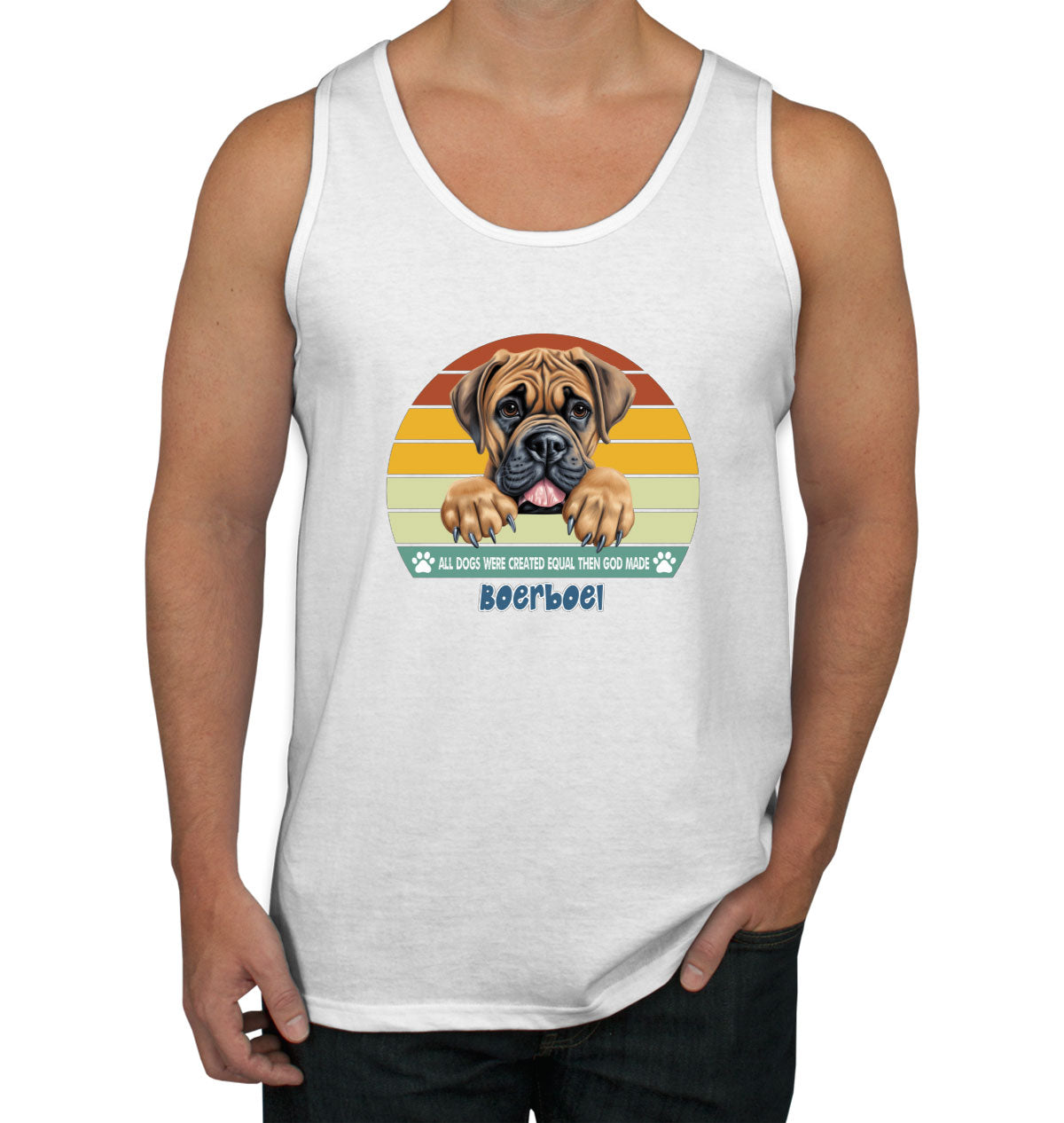 All Dogs Were Created Equal Boerboel Men's Tank Top