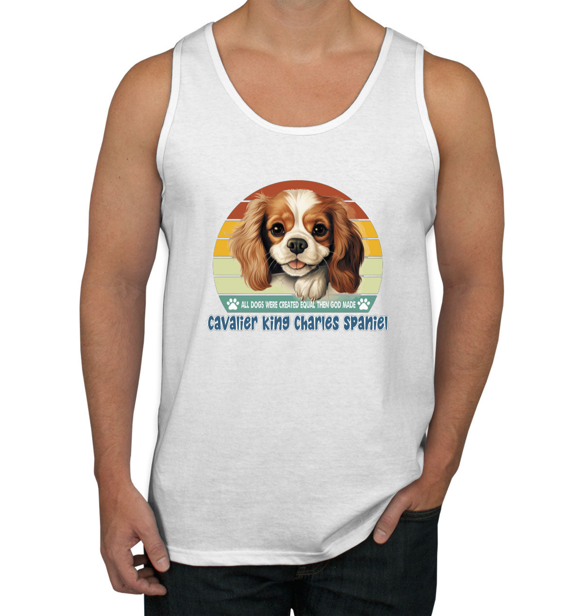 All Dogs Were Created Equal Cavalier King Charles Spaniel Men's Tank Top