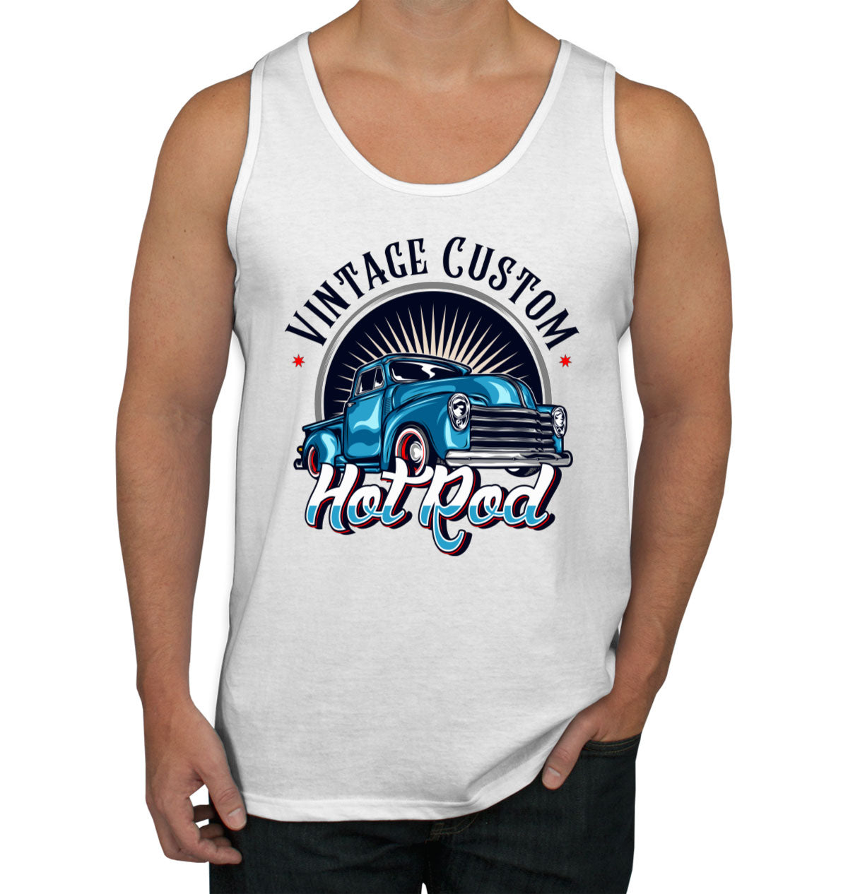 Vintage Custom Hot Rod Men's Tank Top