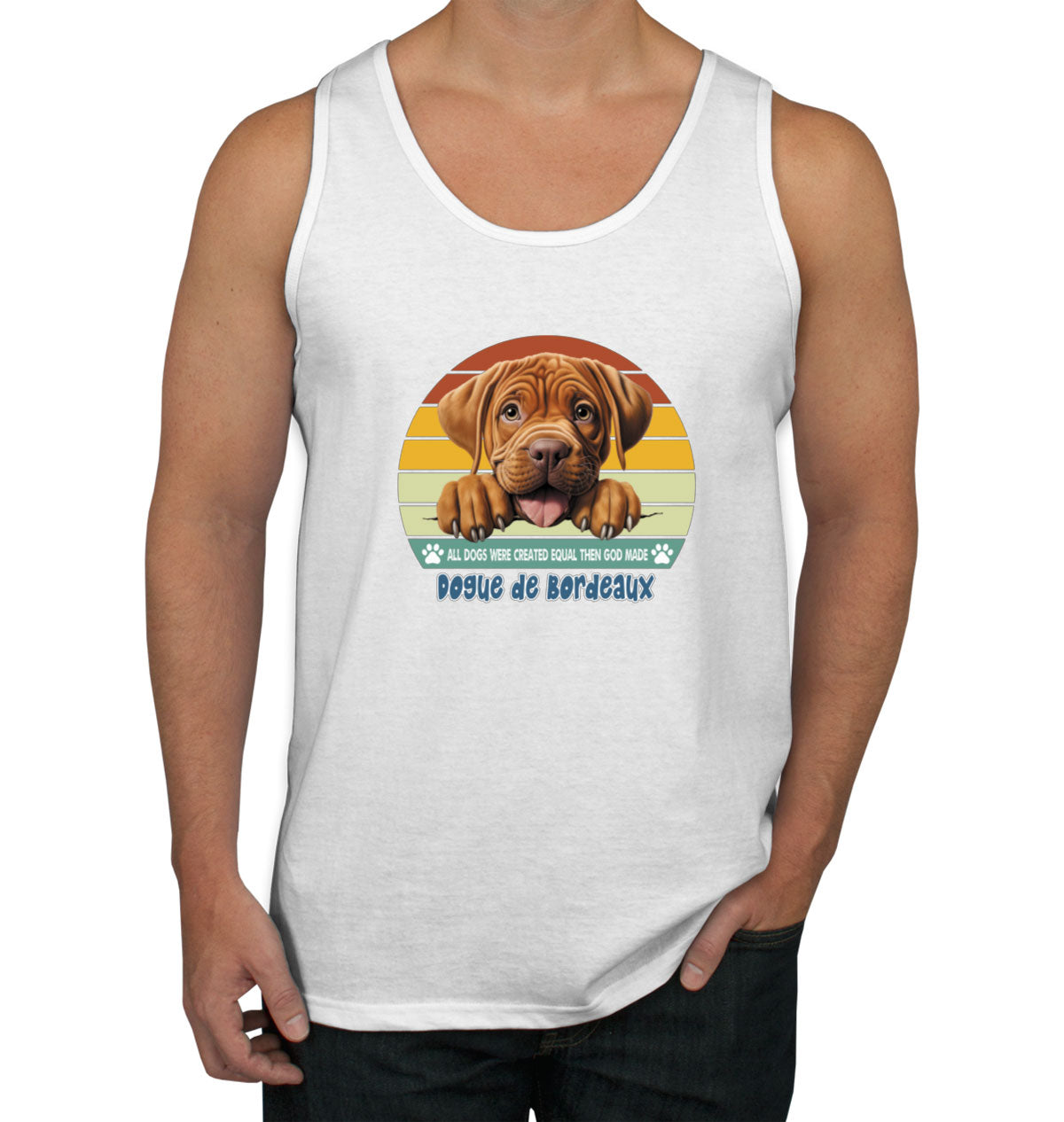 All Dogs Were Created Equal Dogue De Bordeaux Men's Tank Top