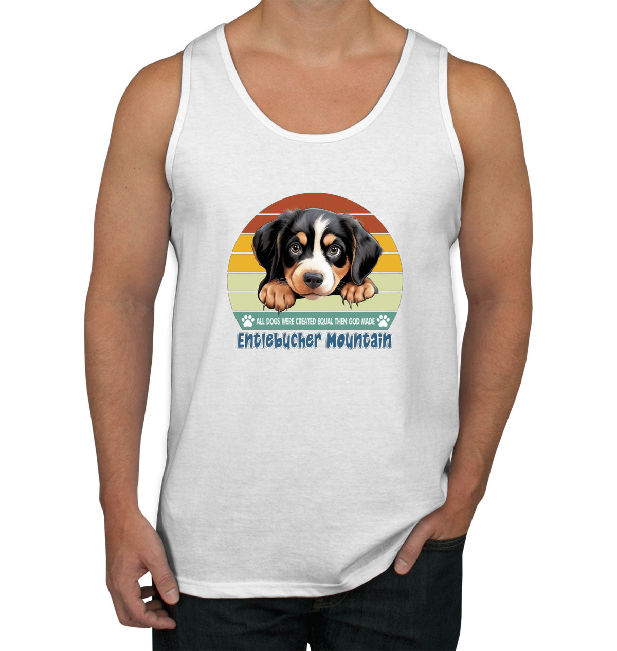 All Dogs Were Created Equal Entlebucher Mountain Men's Tank Top