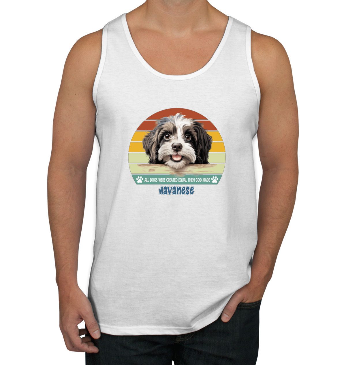 All Dogs Were Created Equal Havanese Men's Tank Top