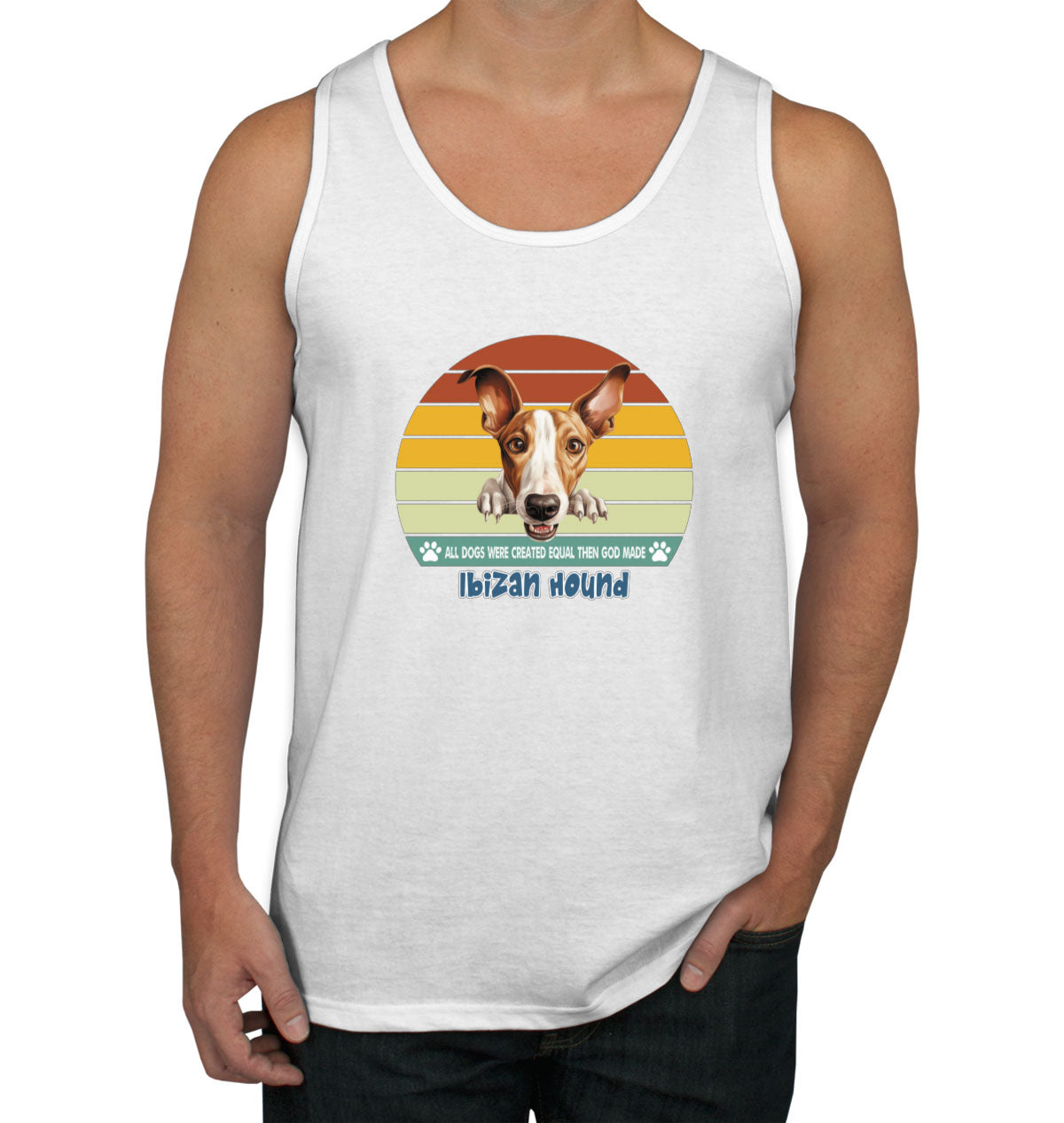 All Dogs Were Created Equal Ibizan Hound Men's Tank Top