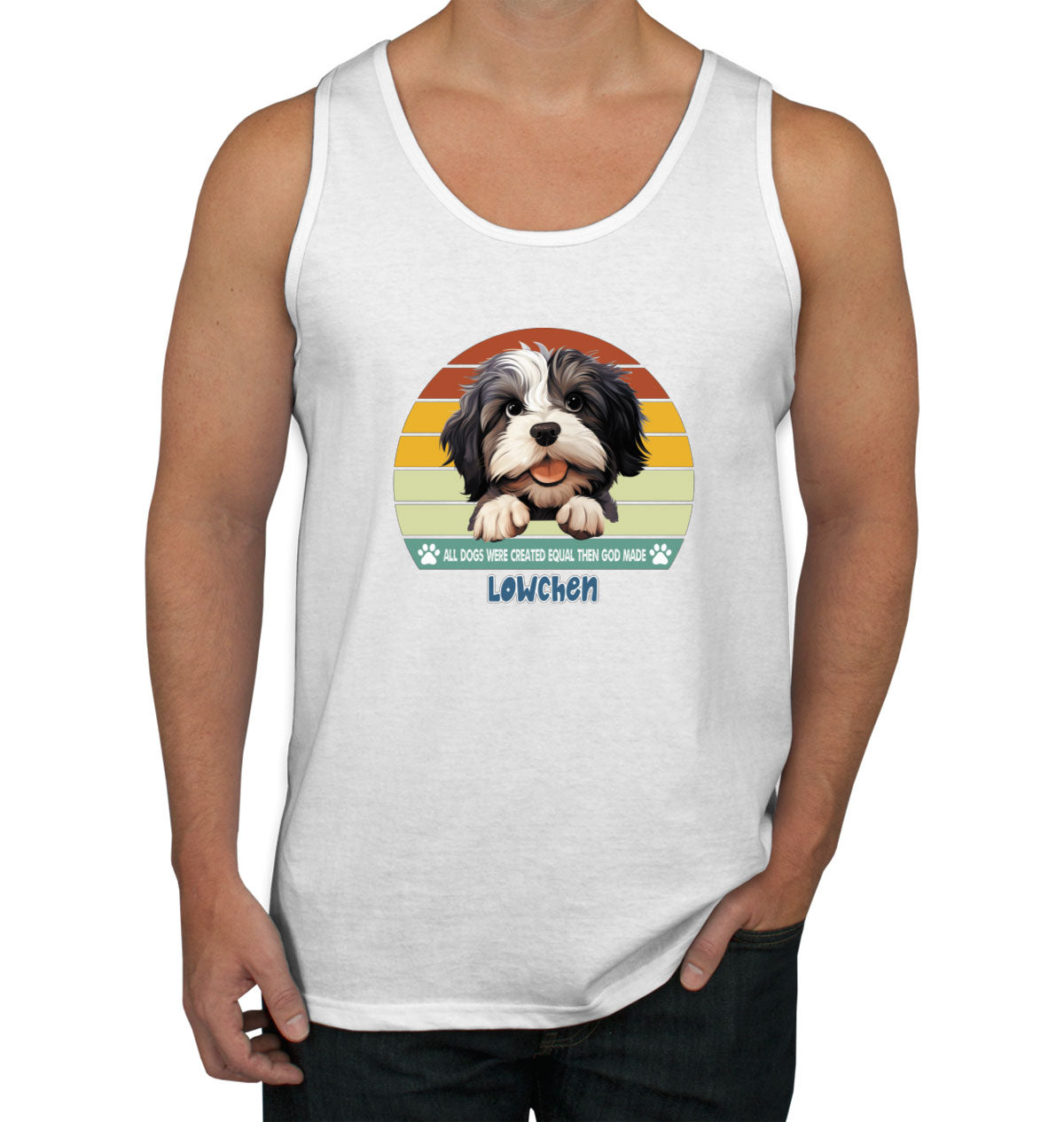 All Dogs Were Created Equal Lowchen Men's Tank Top