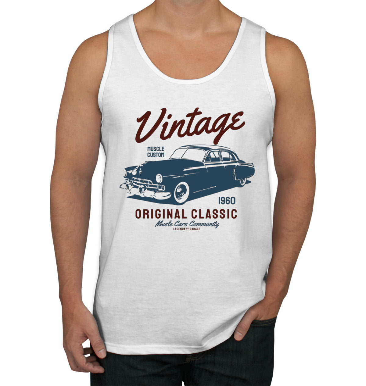 Vintage Custom Muscle Car Men's Tank Top