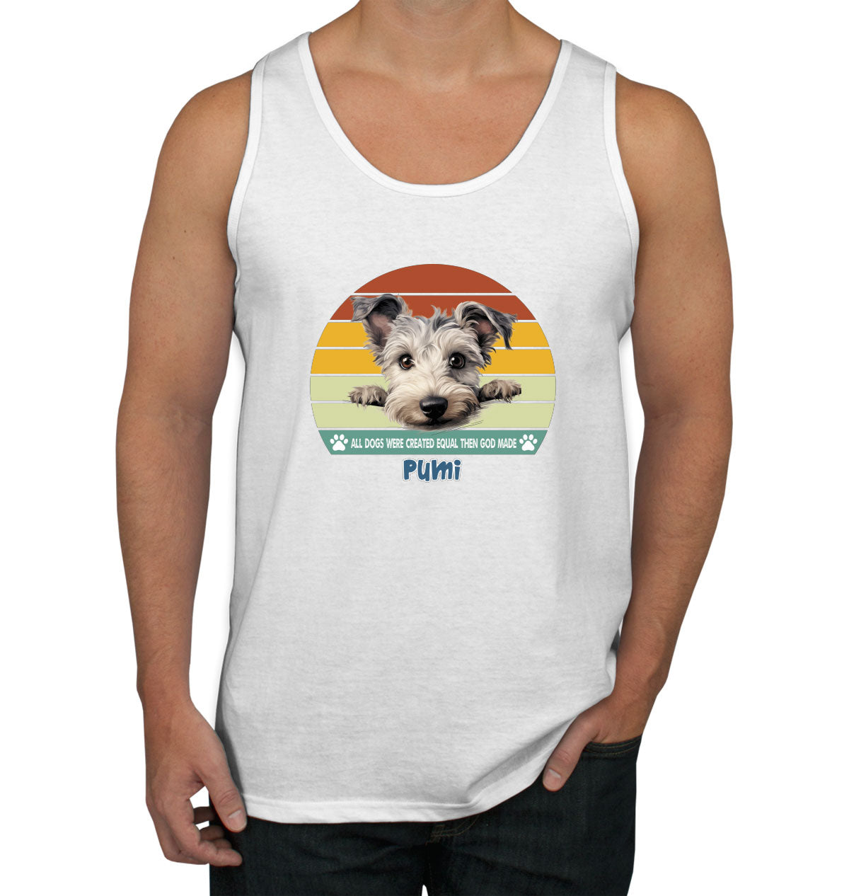 All Dogs Were Created Equal Pumi Men's Tank Top