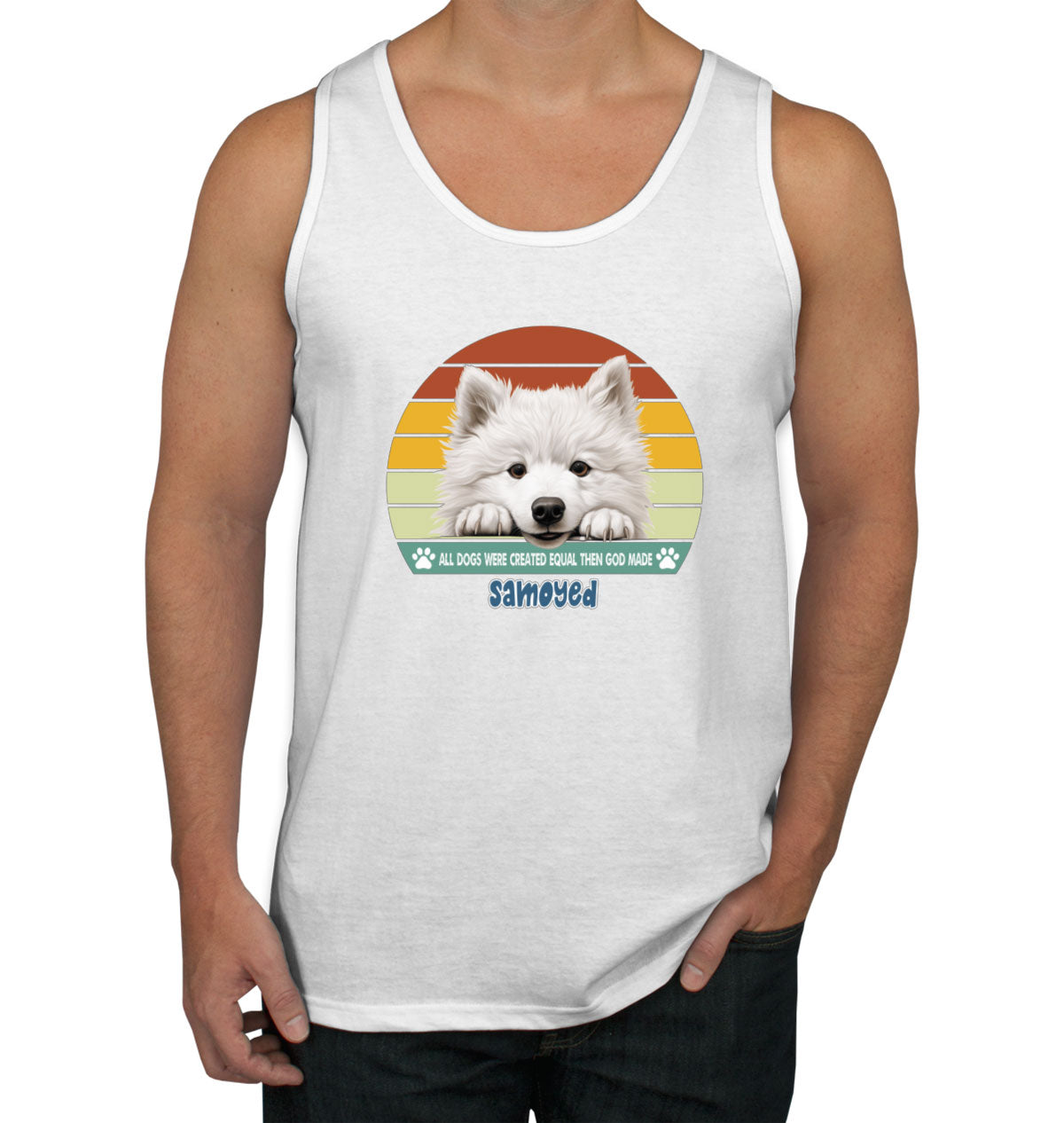 All Dogs Were Created Equal Samoyed Men's Tank Top