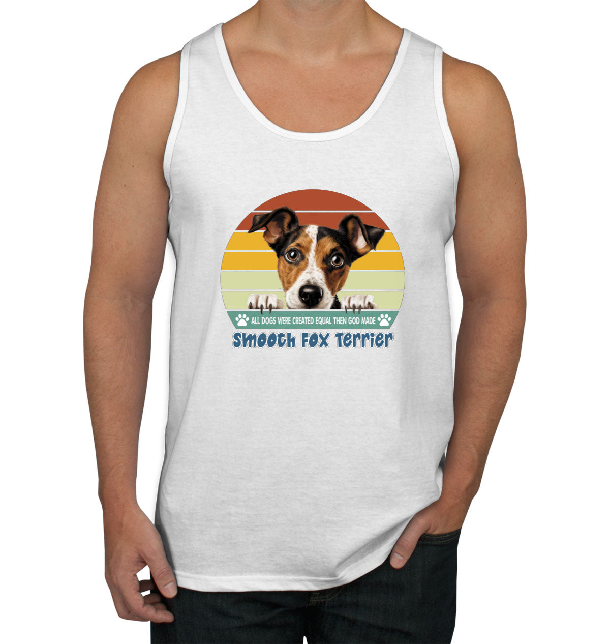 All Dogs Were Created Equal Smooth Fox Terrier Men's Tank Top