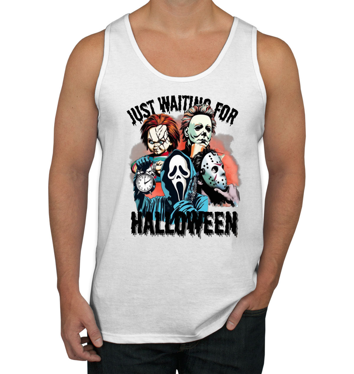 Just Waiting For Halloween Men's Tank Top