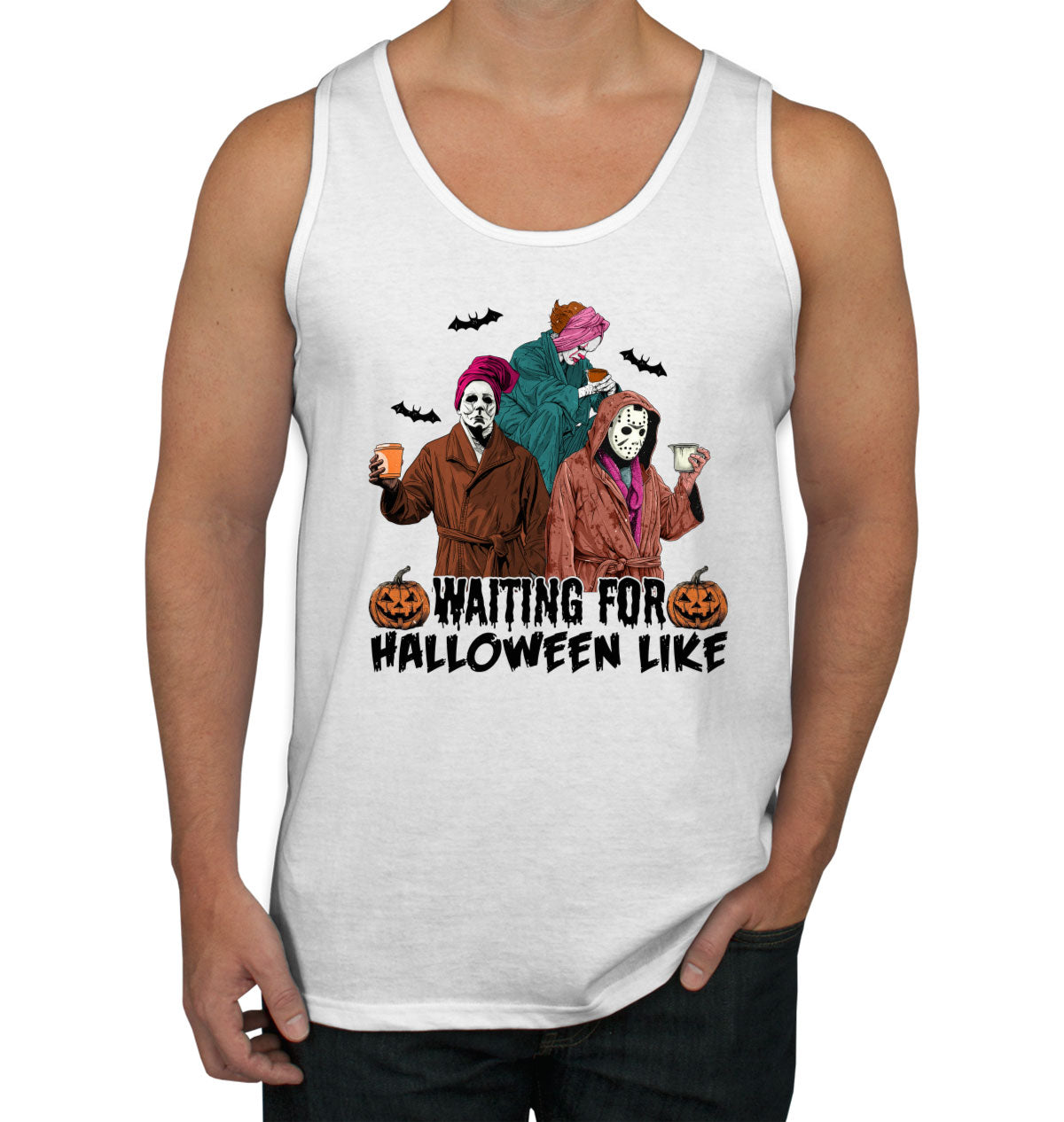 Waiting For Halloween Like Men's Tank Top