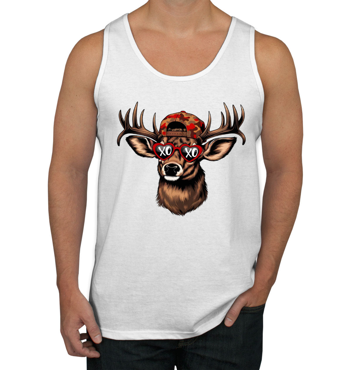 XOXO Deer Hunting Men's Tank Top