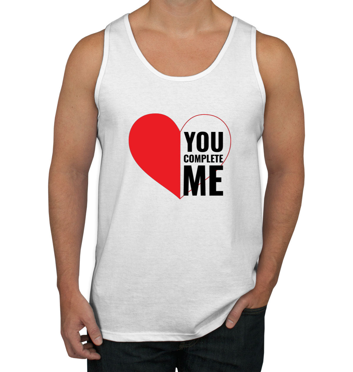 You Complete Me Valentine's Day Men's Tank Top