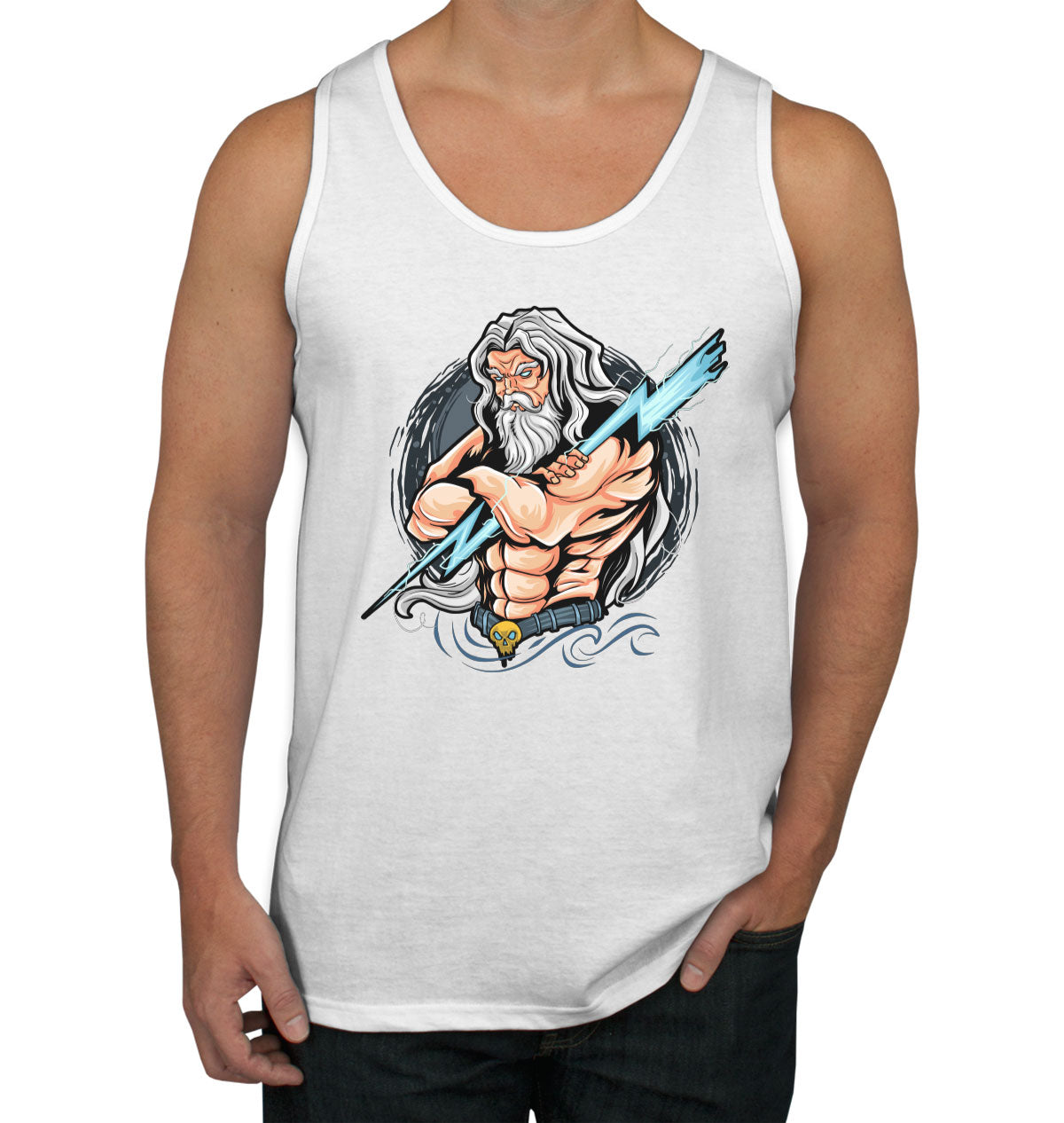 Greek God Zeus Mythology Men's Tank Top