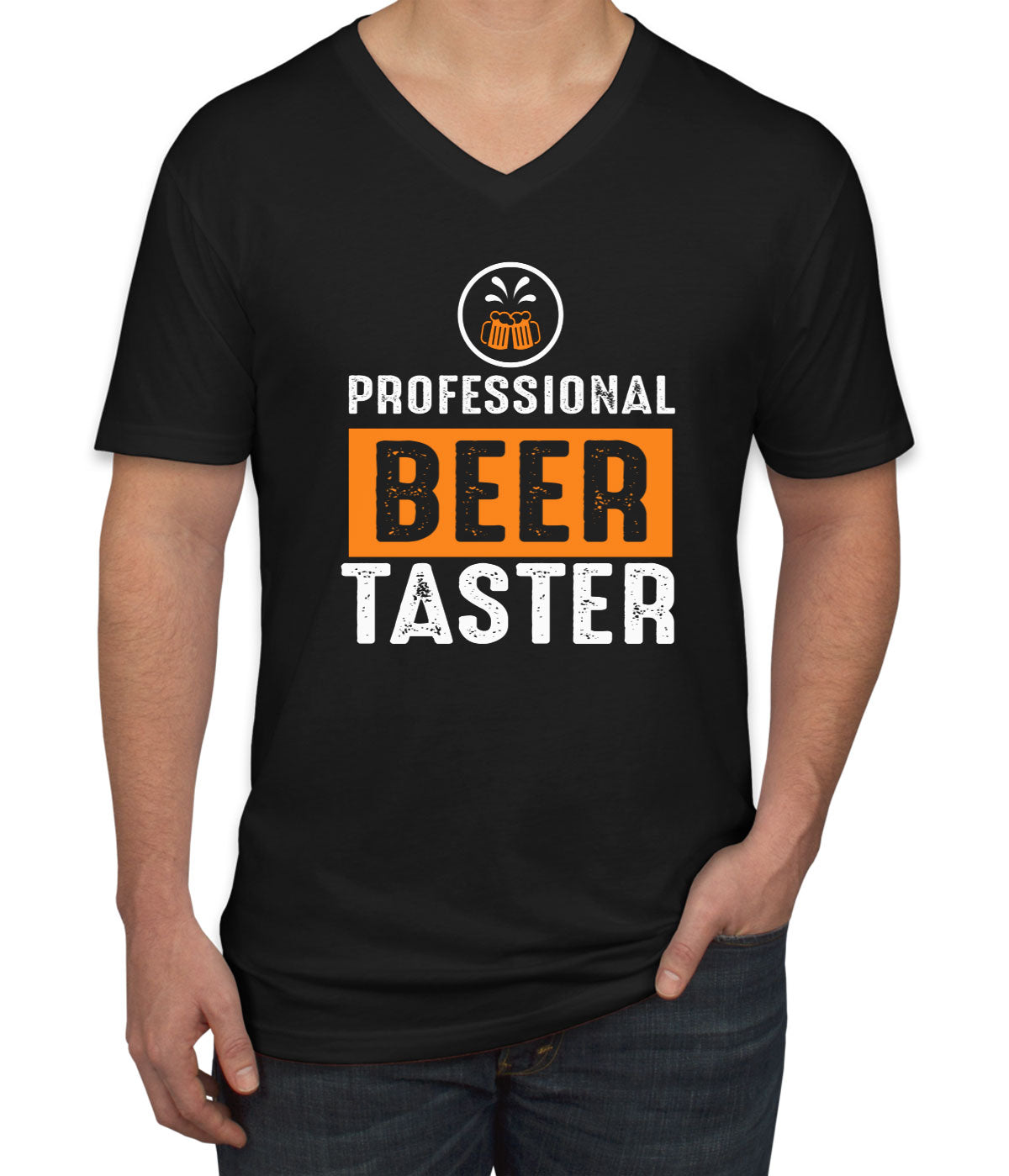 Professional Beer Taster Men's V Neck T-shirt