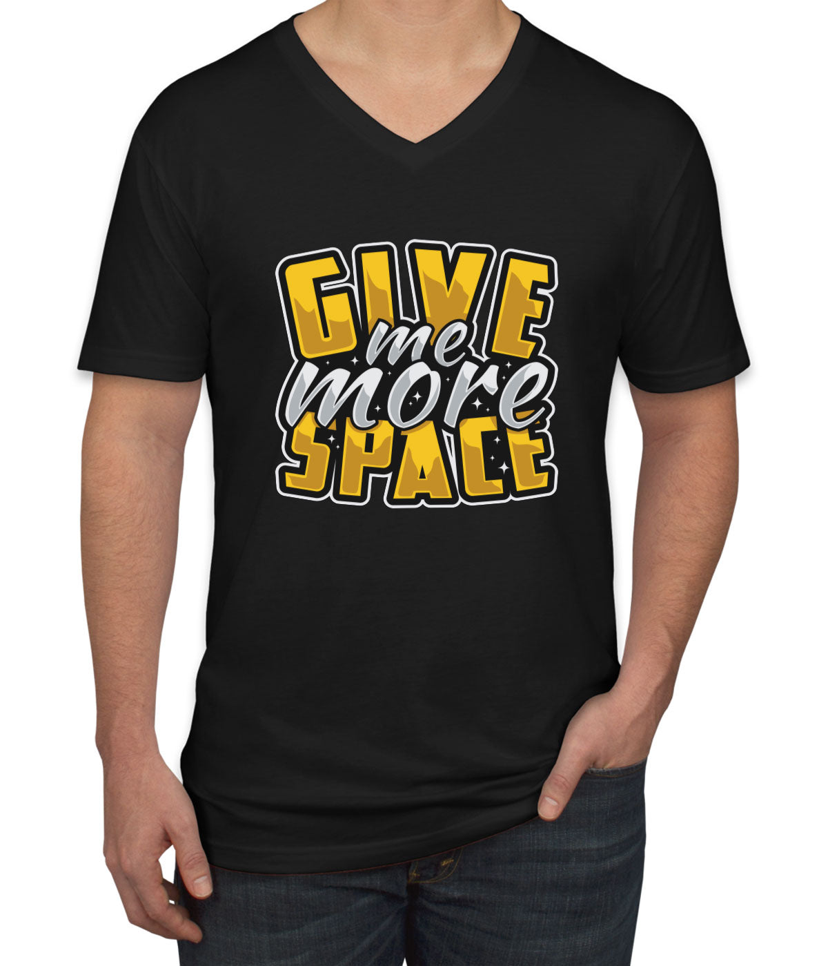 Give Me More Space Men's V Neck T-shirt