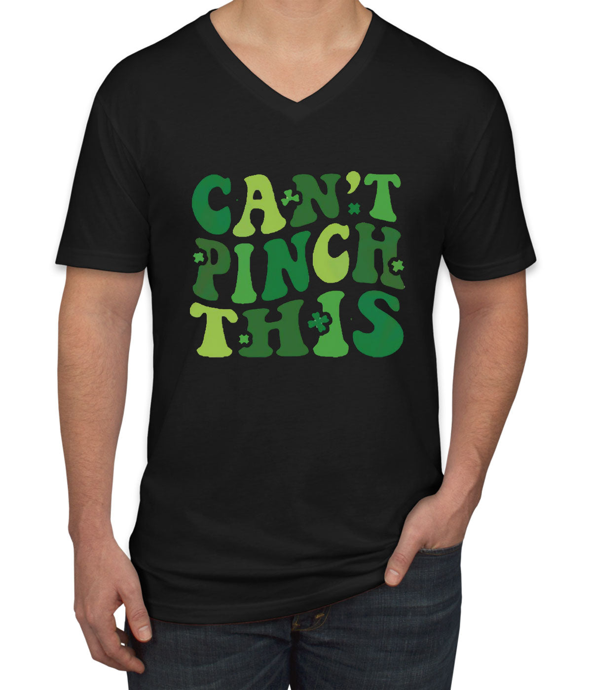 Can't Pinch This St. Patrick's Day Men's V Neck T-shirt