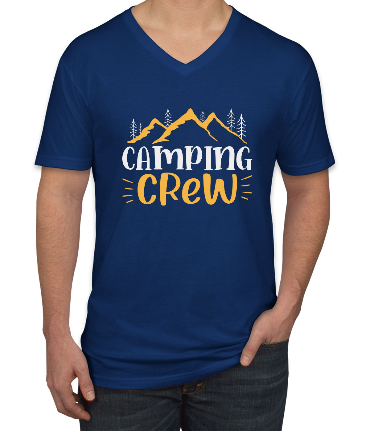 Camping Crew Men's V Neck T-shirt