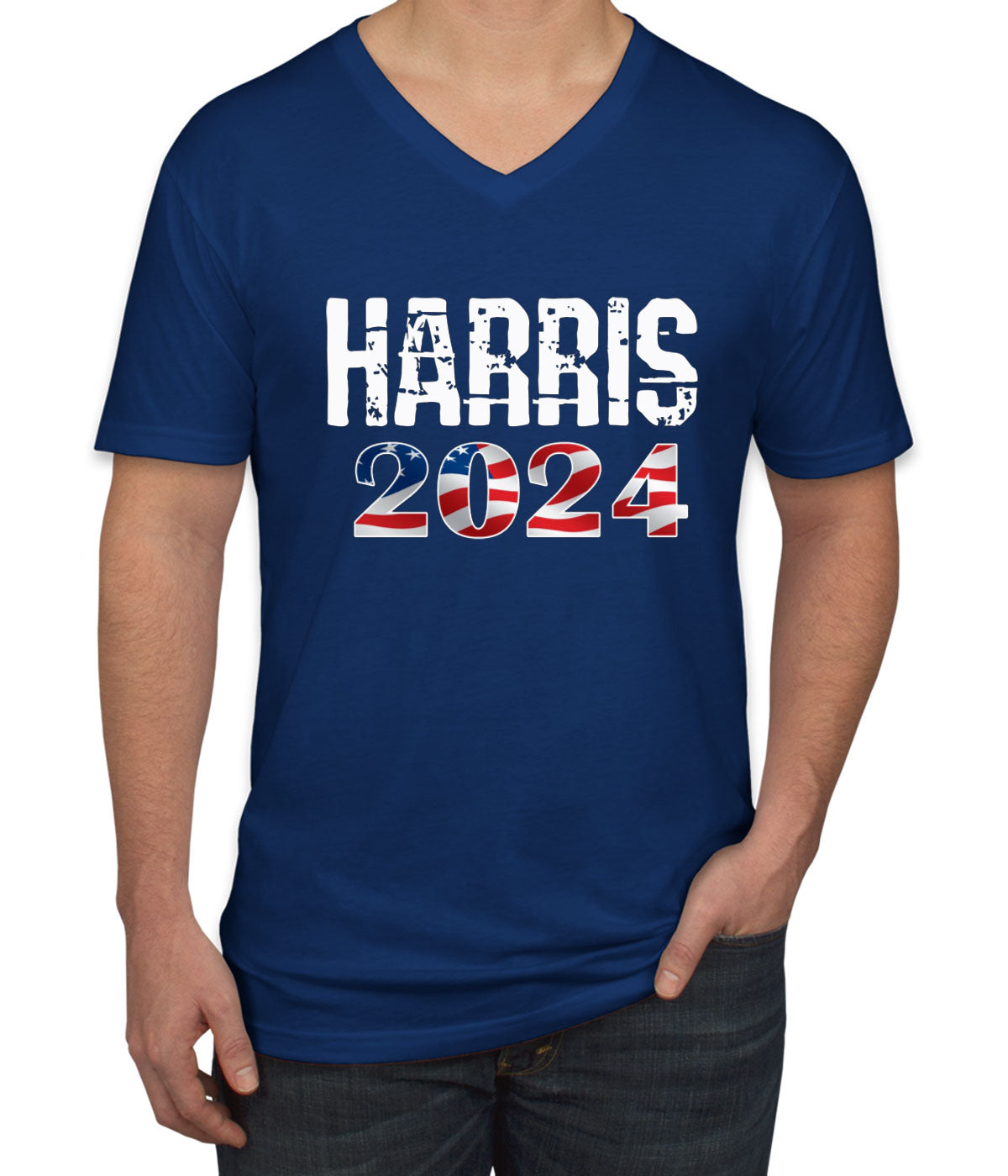 Kamala Harris 2024 Presidential Election Men's V Neck T-shirt