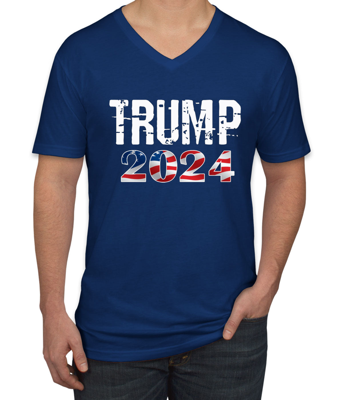 Donald Trump 2024 Presidential Election Men's V Neck T-shirt