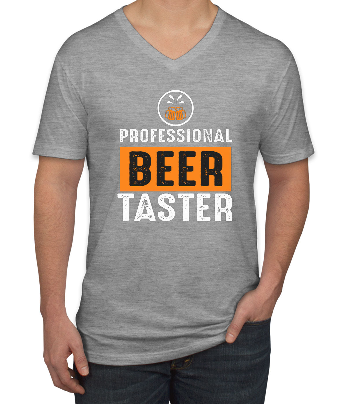 Professional Beer Taster Men's V Neck T-shirt