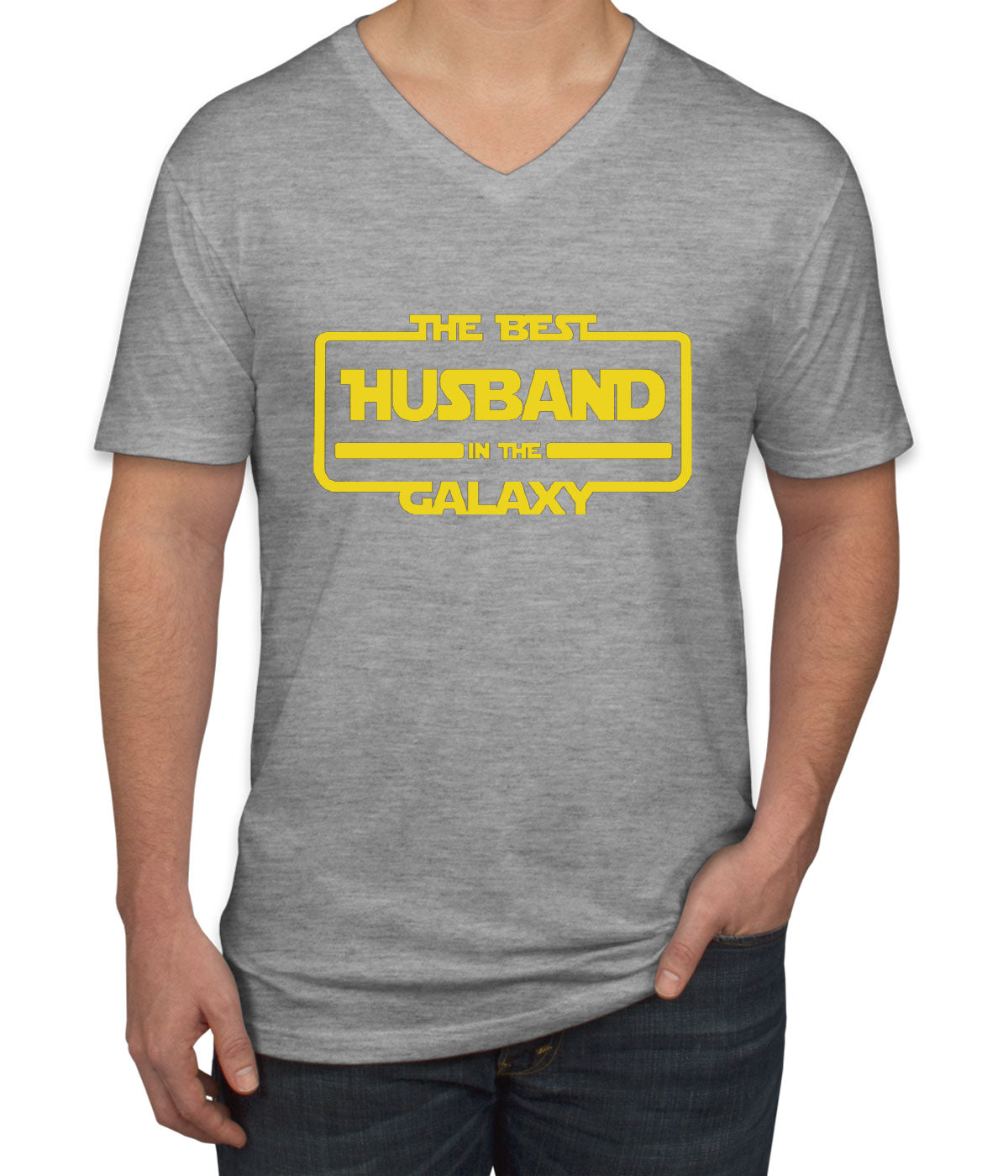 The Best Husband In The Galaxy Men's V Neck T-shirt