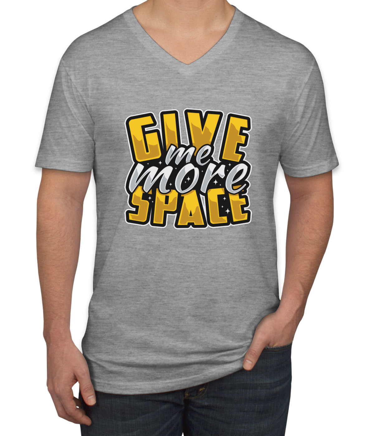 Give Me More Space Men's V Neck T-shirt