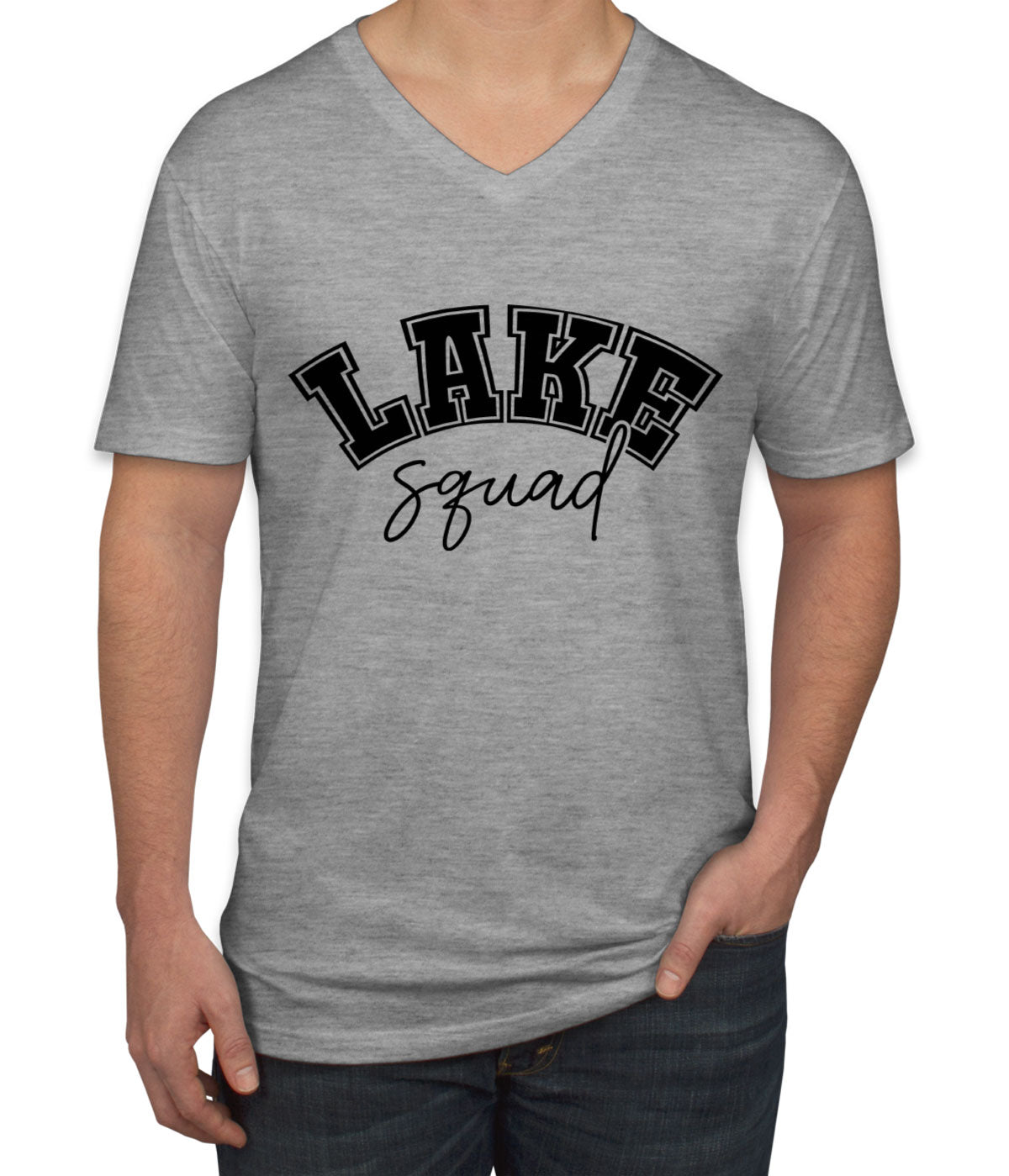 Lake Squad Men's V Neck T-shirt