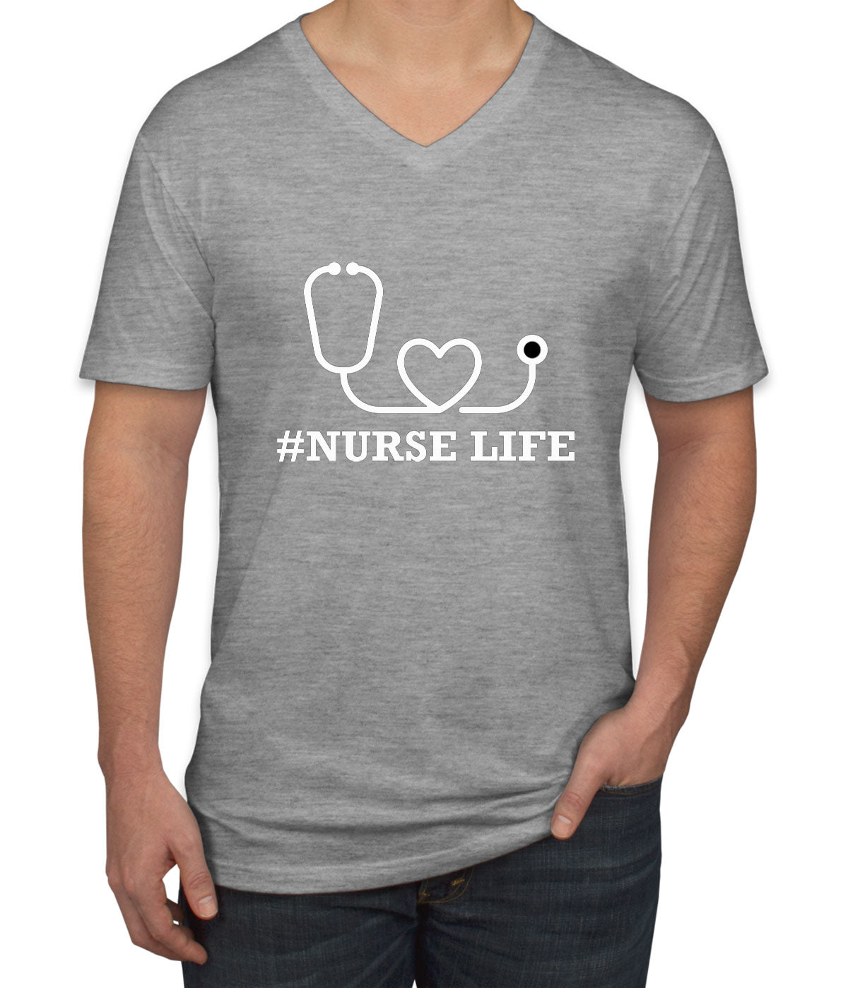 Nurse Life Men's V Neck T-shirt