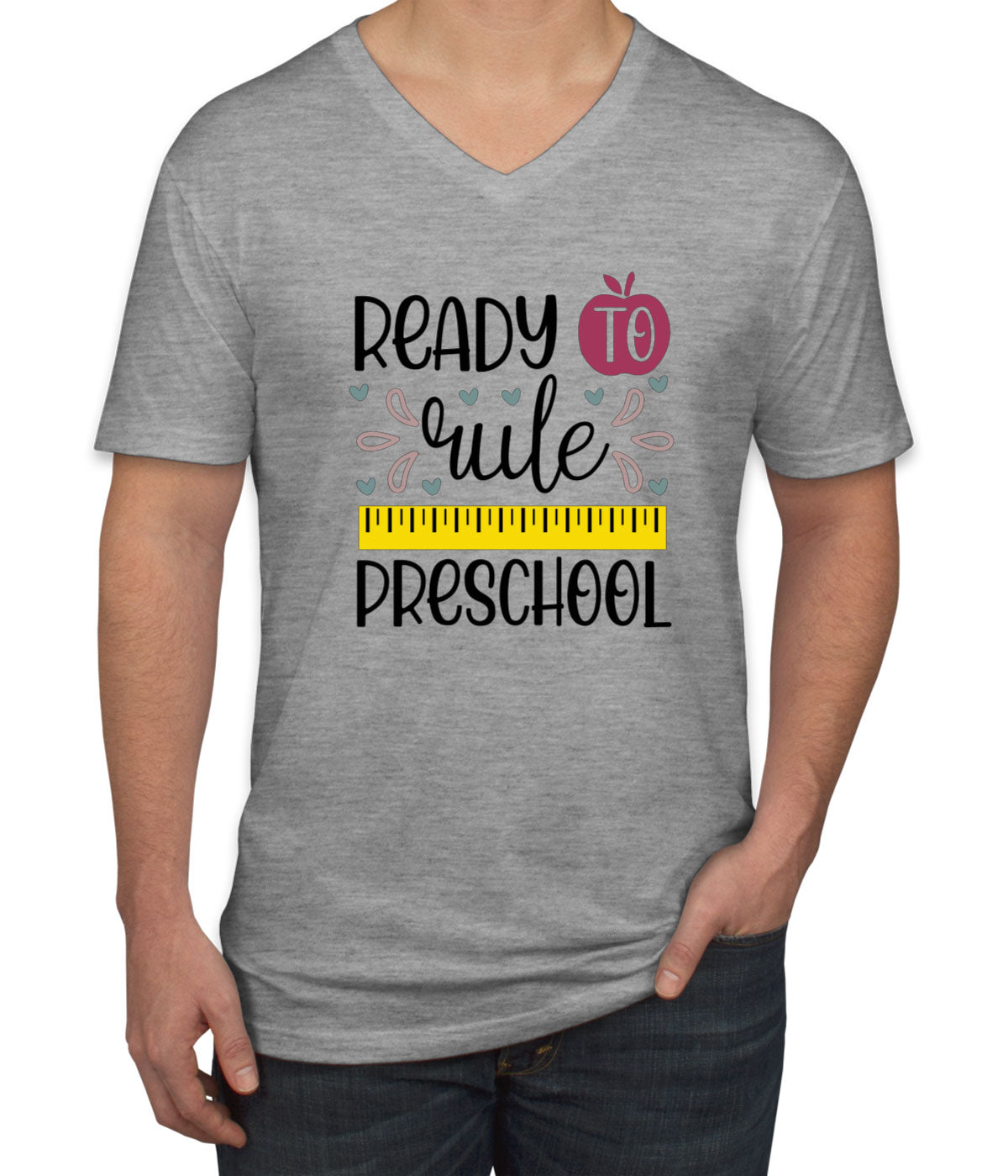 Ready To Rule Preschool Men's V Neck T-shirt